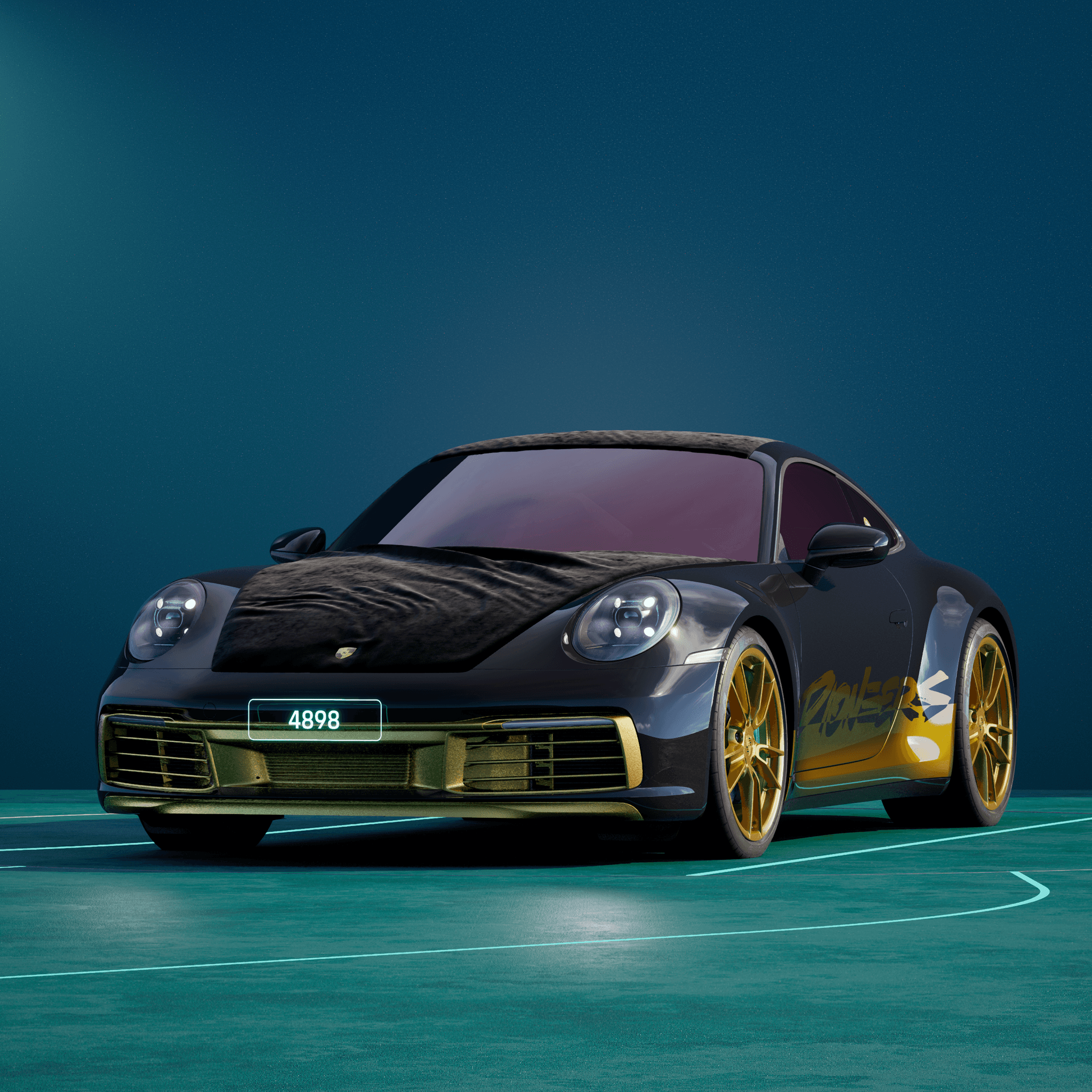 The PORSCHΞ 911 4898 image in phase