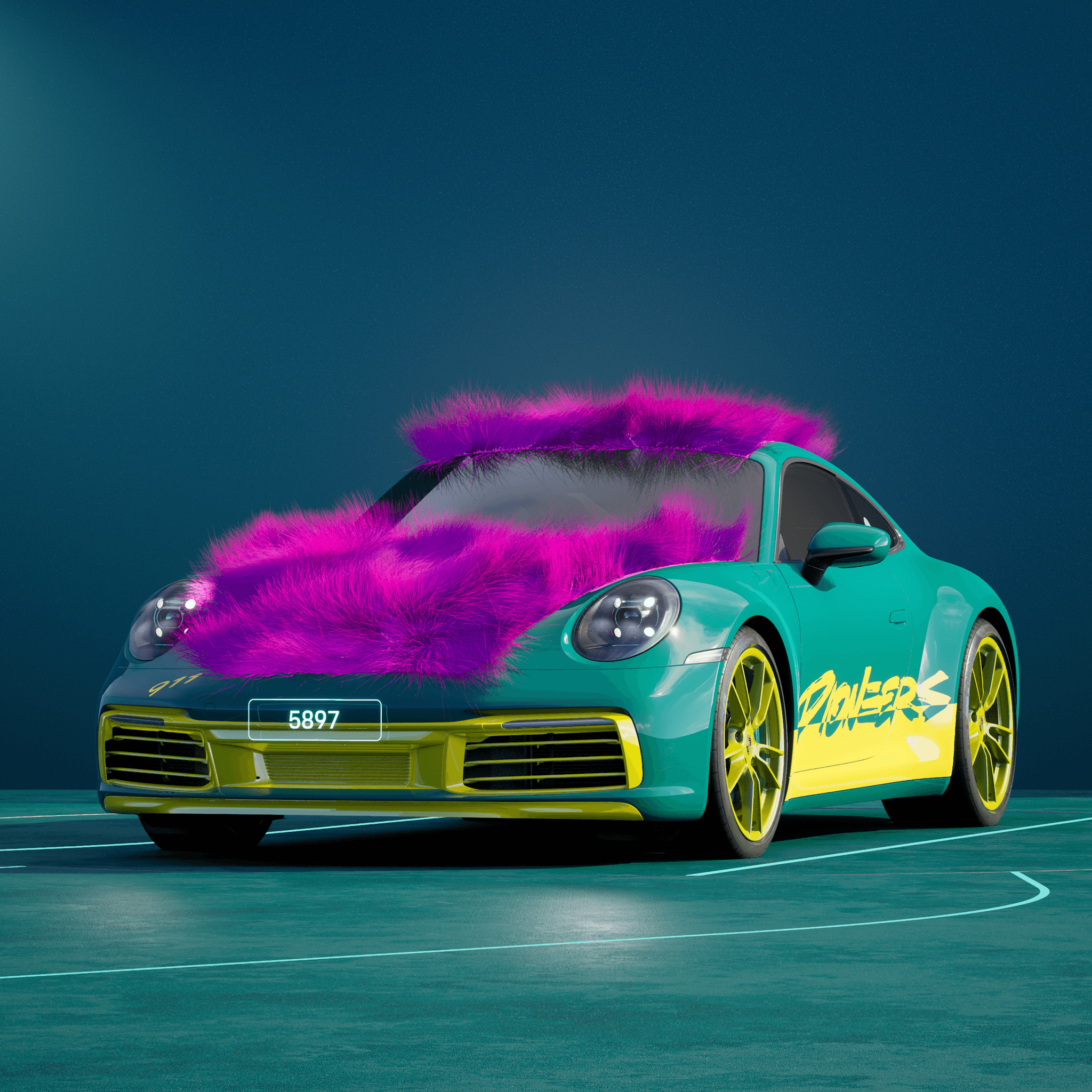 The PORSCHΞ 911 5897 image in phase