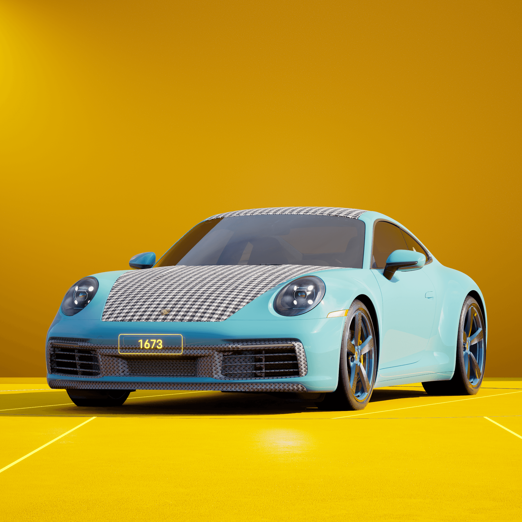 The PORSCHΞ 911 1673 image in phase