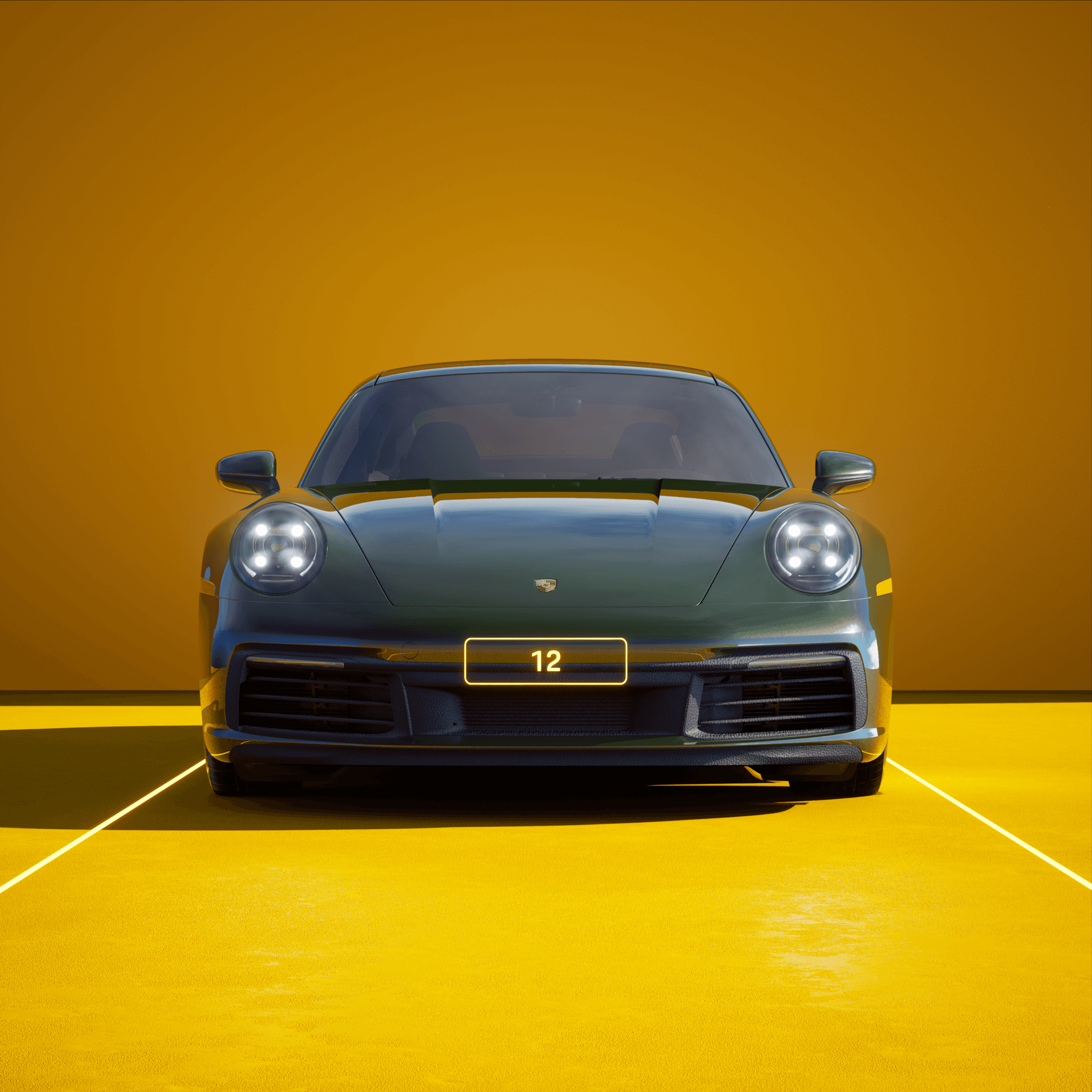 The PORSCHΞ 911 12 image in phase