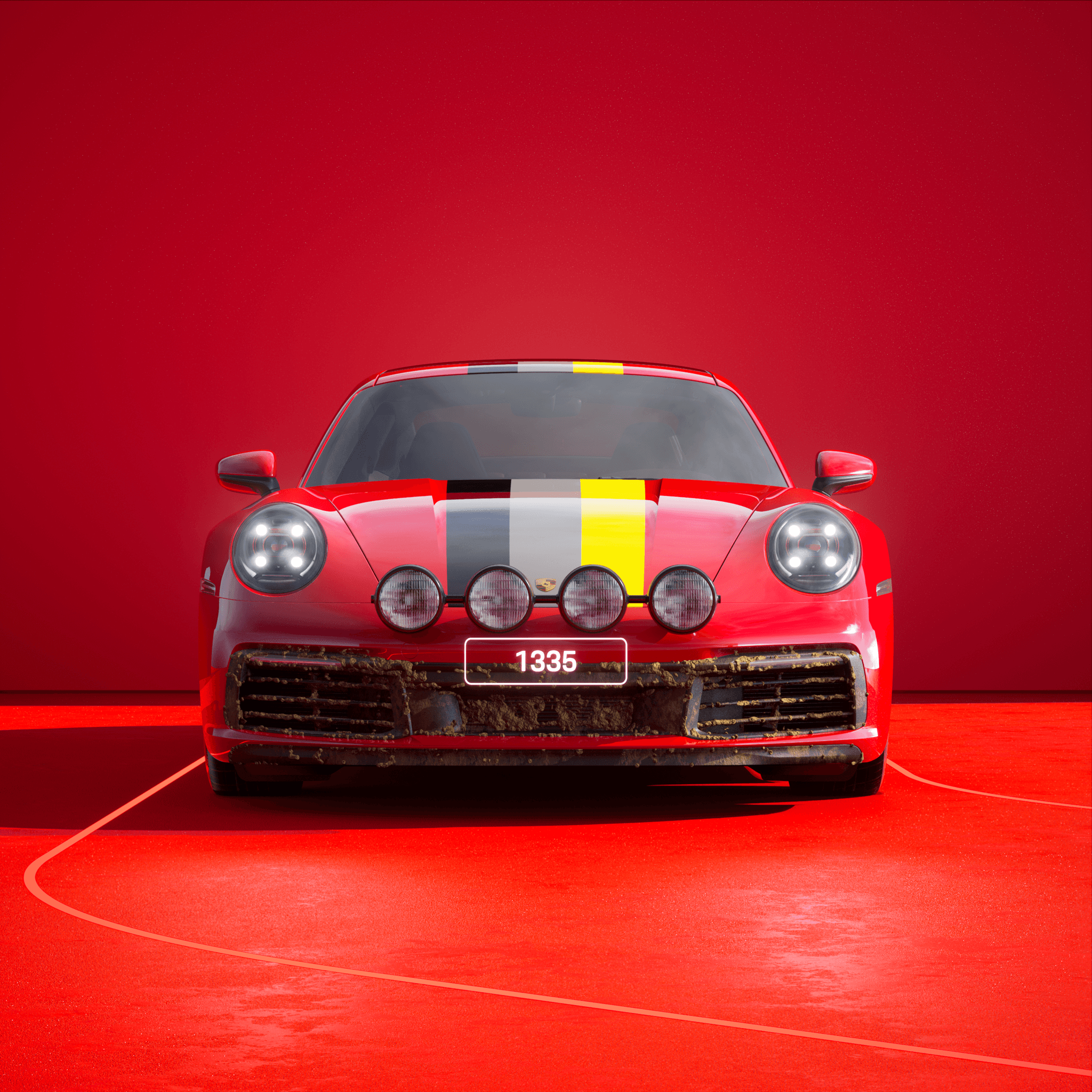 The PORSCHΞ 911 1335 image in phase