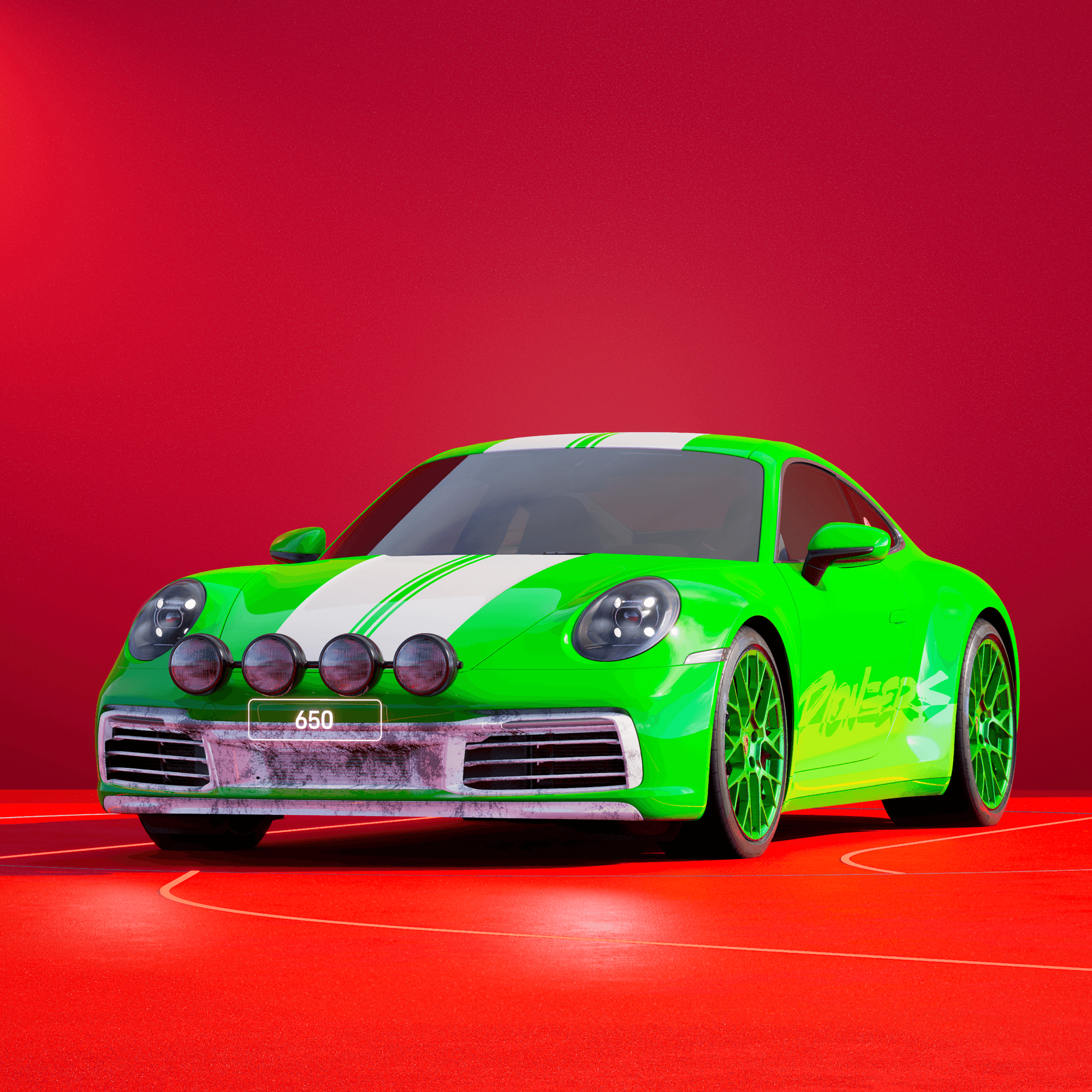 The PORSCHΞ 911 650 image in phase