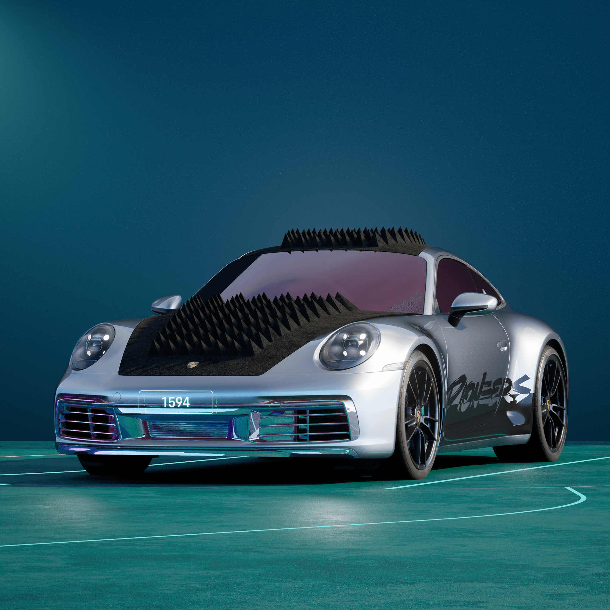 The PORSCHΞ 911 1594 image in phase