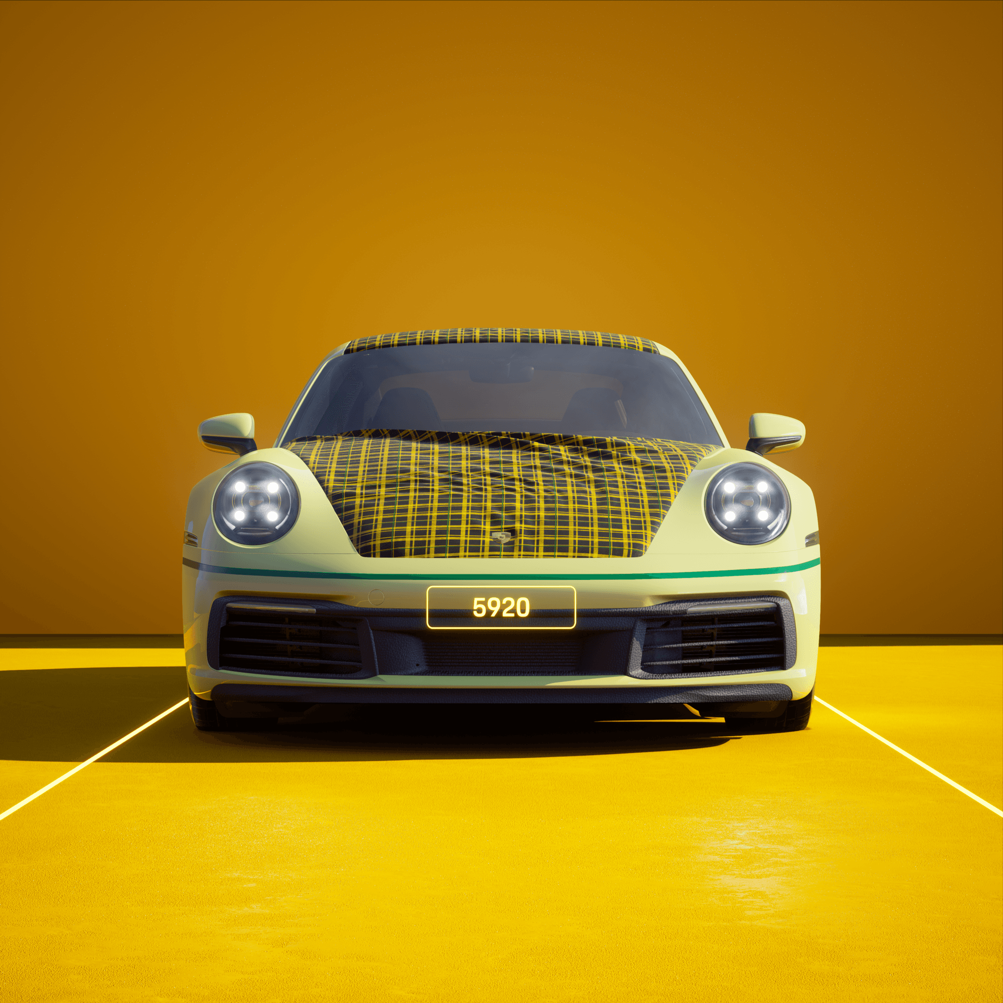 The PORSCHΞ 911 5920 image in phase