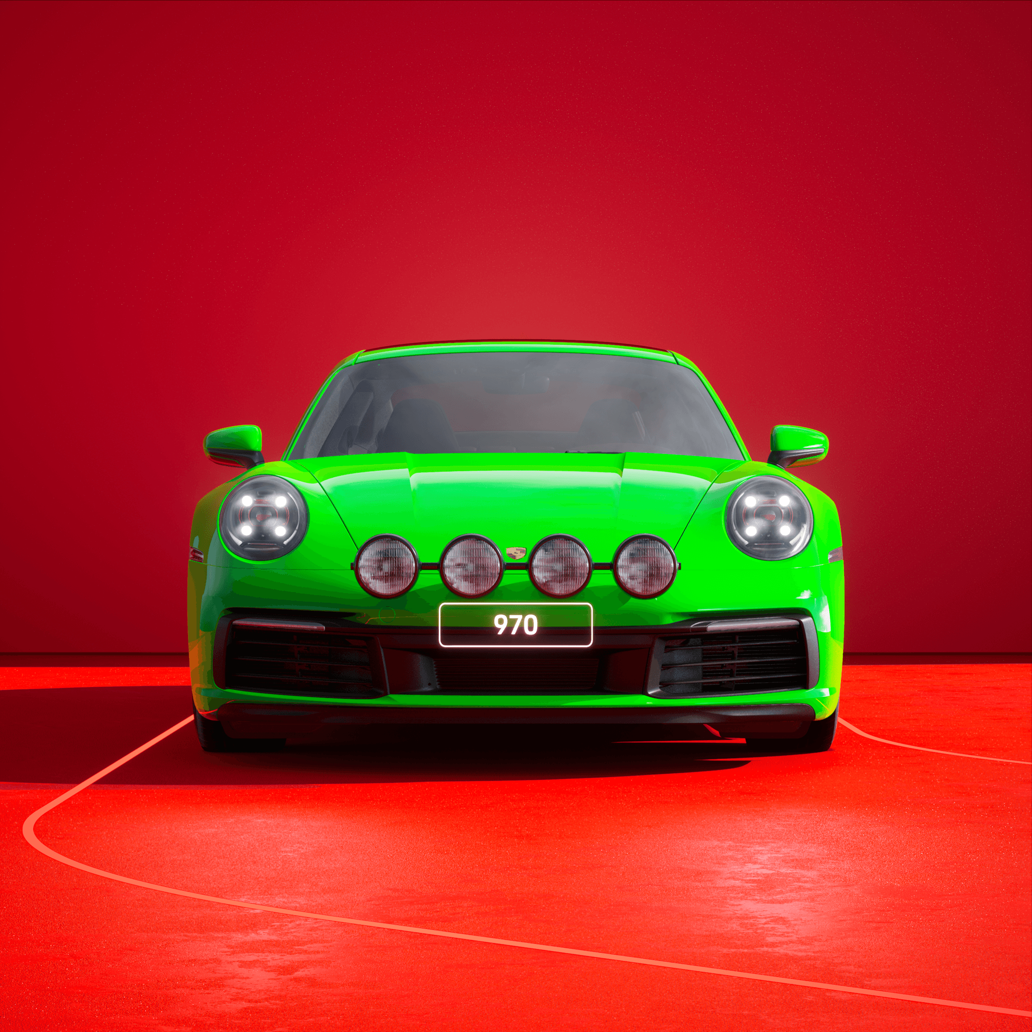 The PORSCHΞ 911 970 image in phase