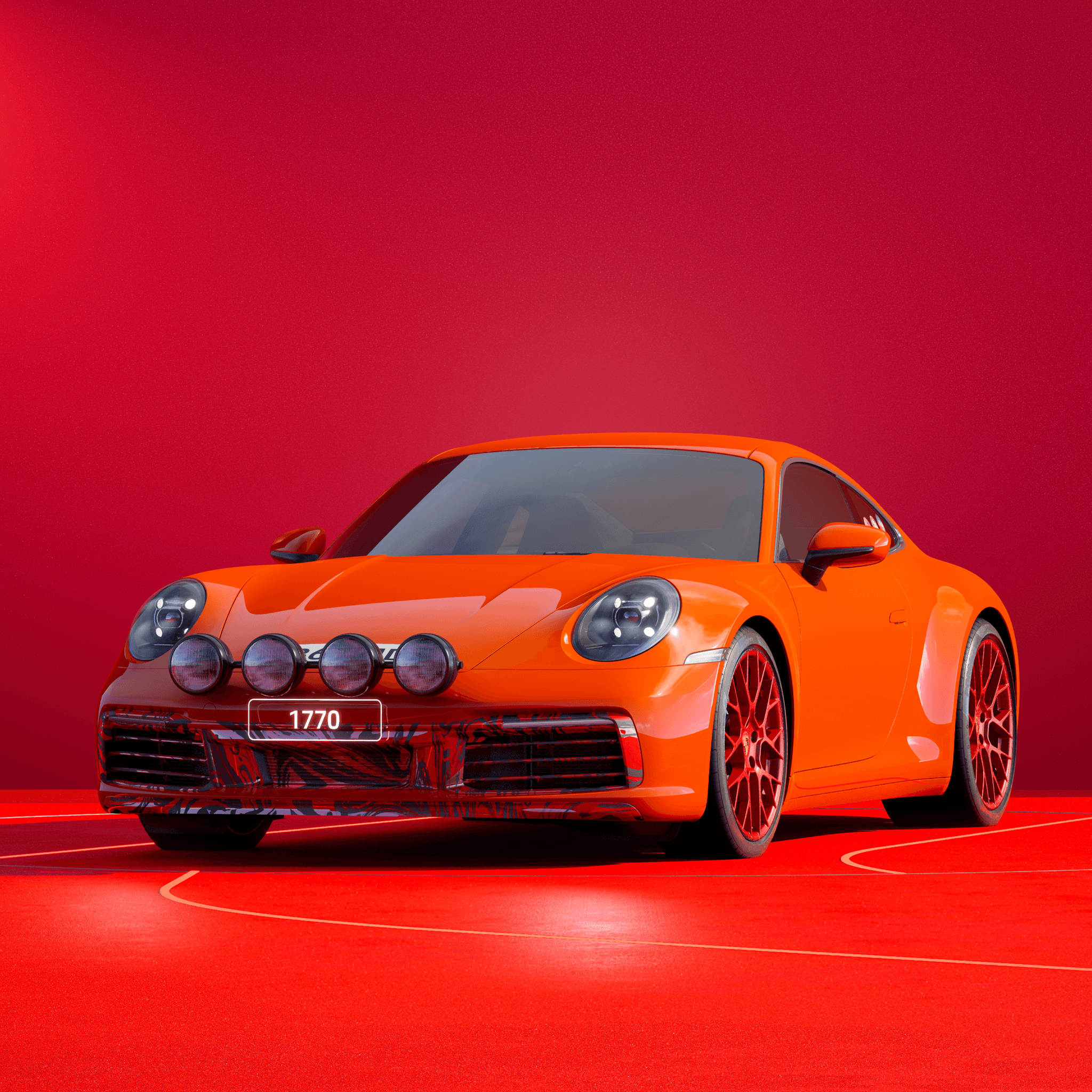 The PORSCHΞ 911 1770 image in phase