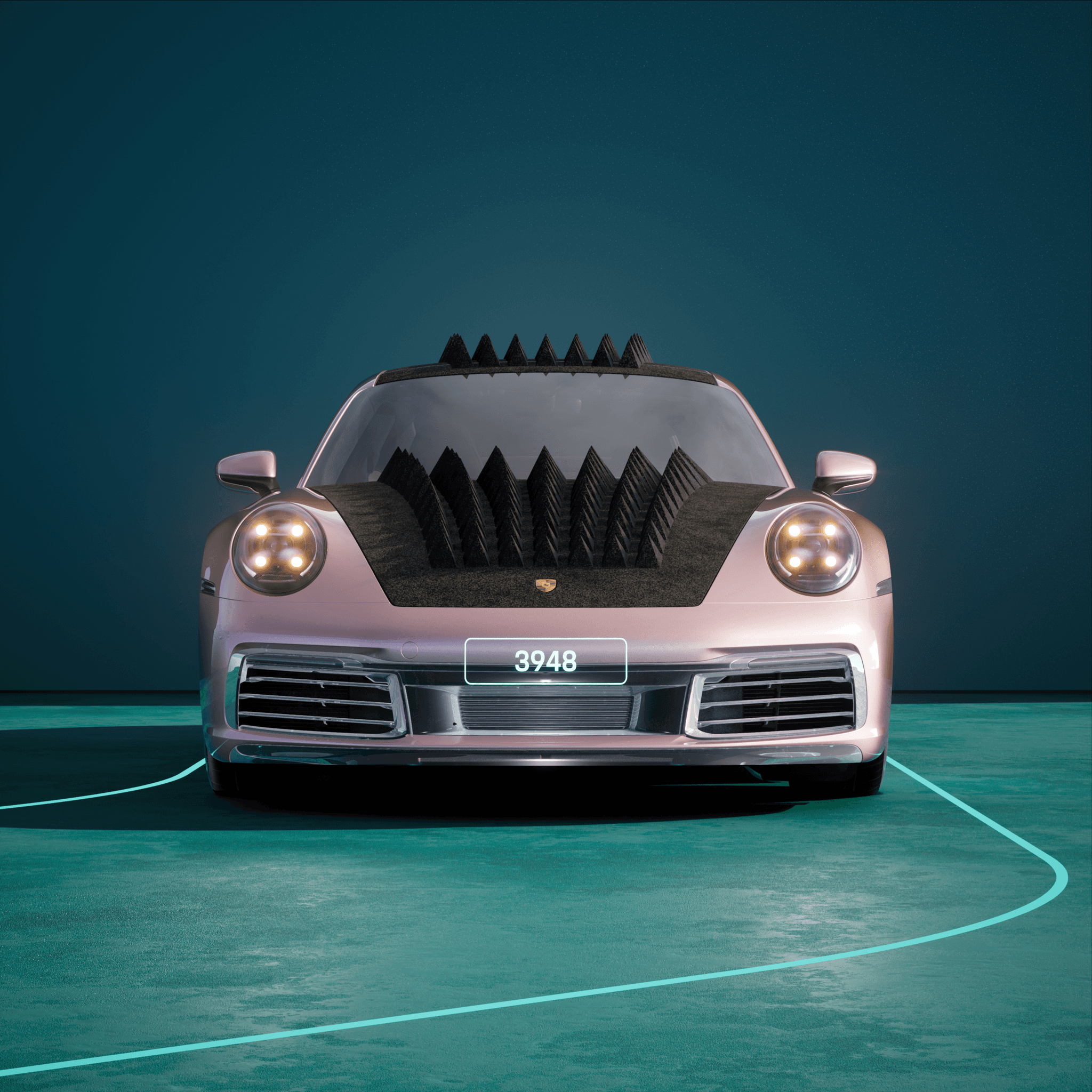 The PORSCHΞ 911 3948 image in phase