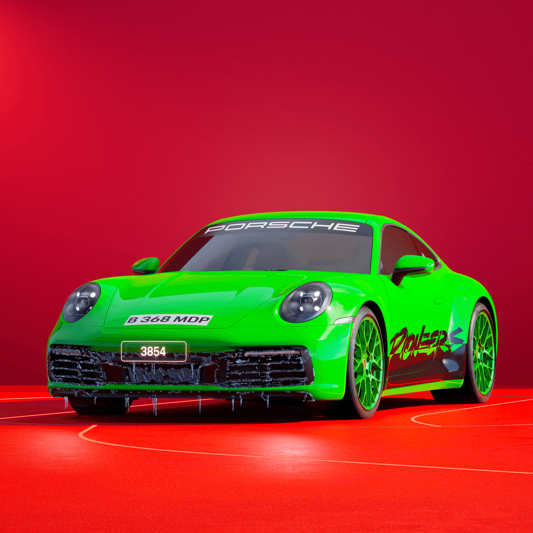 The PORSCHΞ 911 3854 image in phase