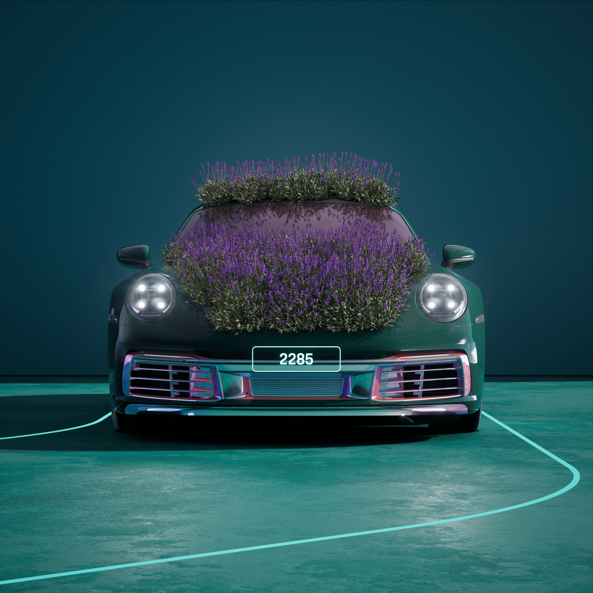 The PORSCHΞ 911 2285 image in phase