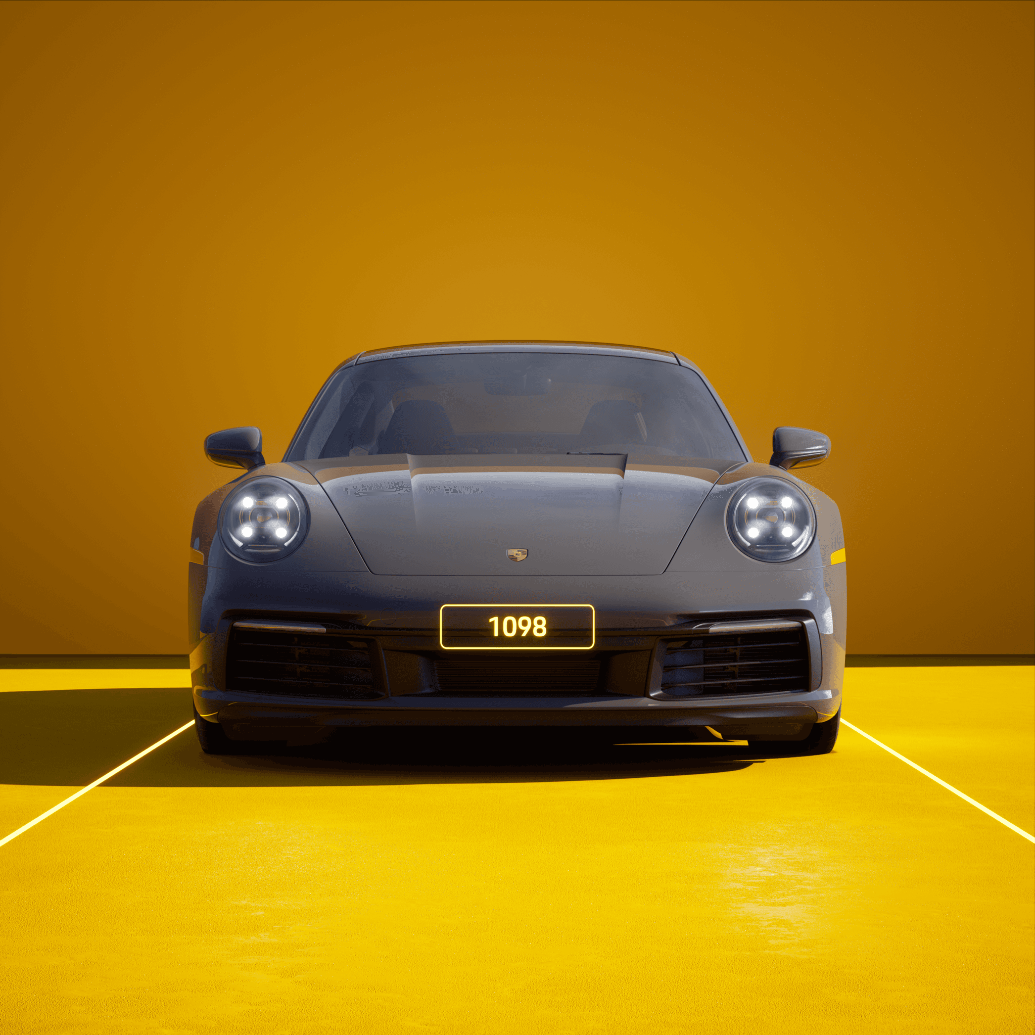 The PORSCHΞ 911 1098 image in phase