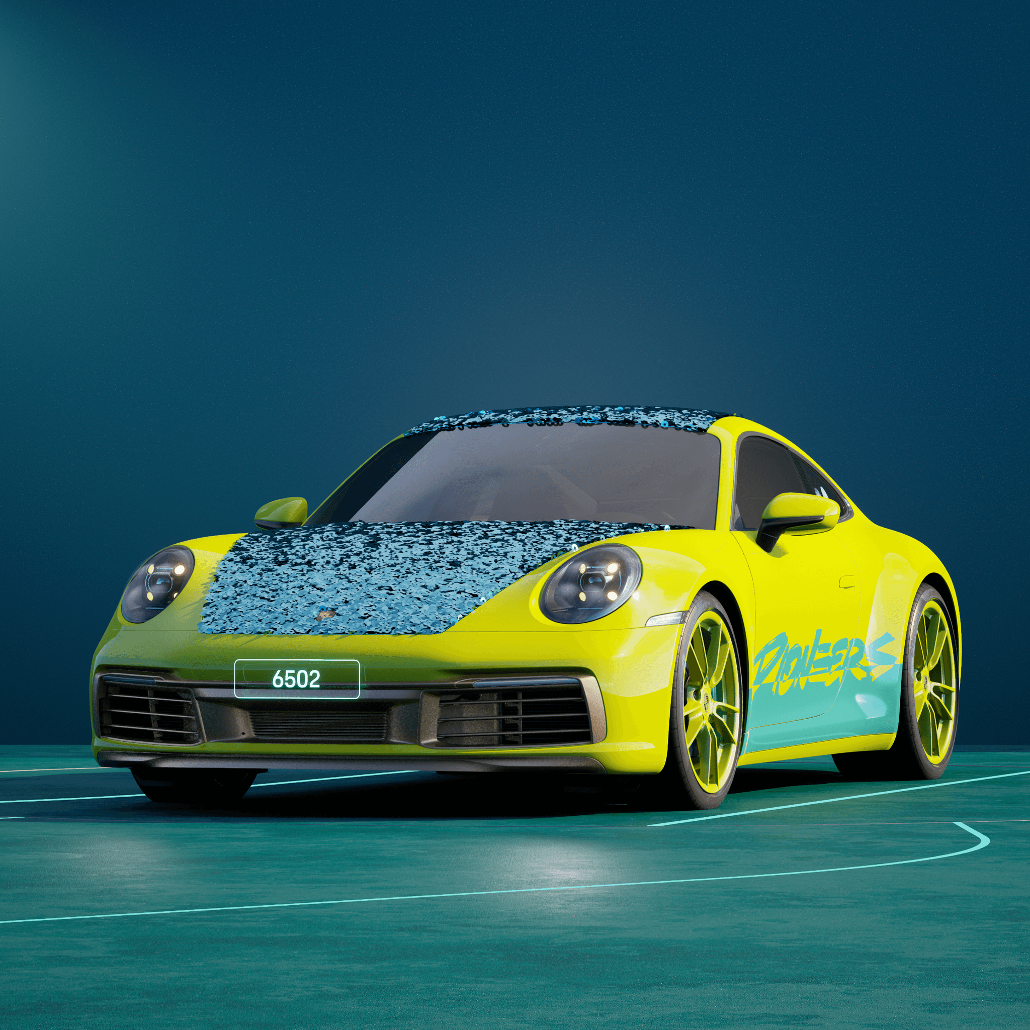 The PORSCHΞ 911 6502 image in phase