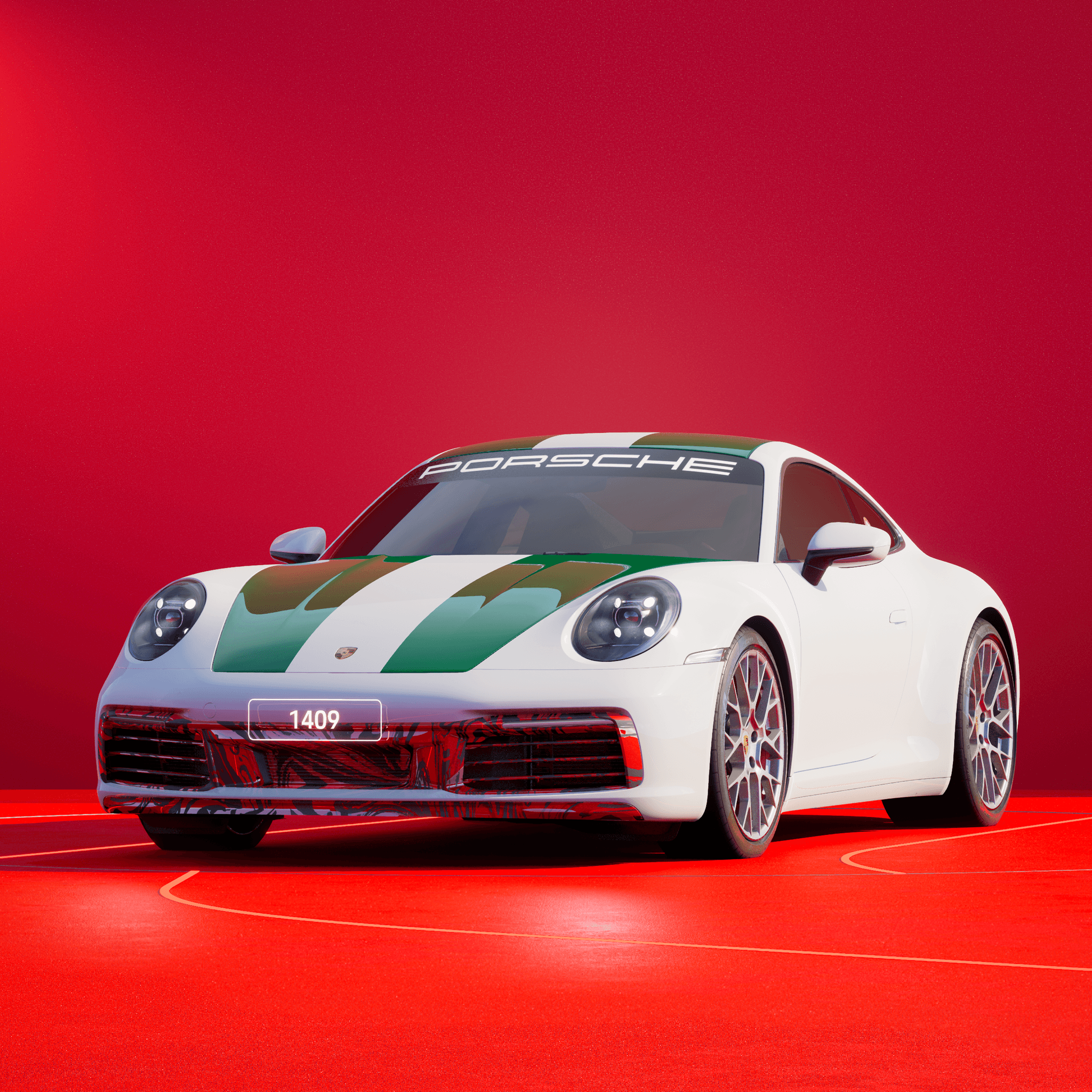 The PORSCHΞ 911 1409 image in phase