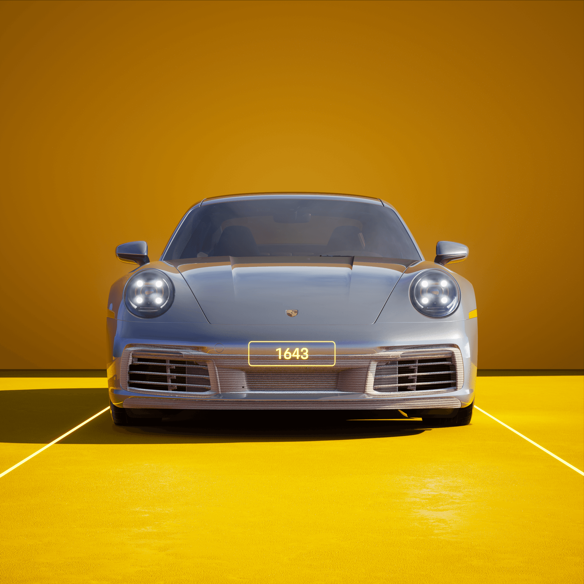 The PORSCHΞ 911 1643 image in phase