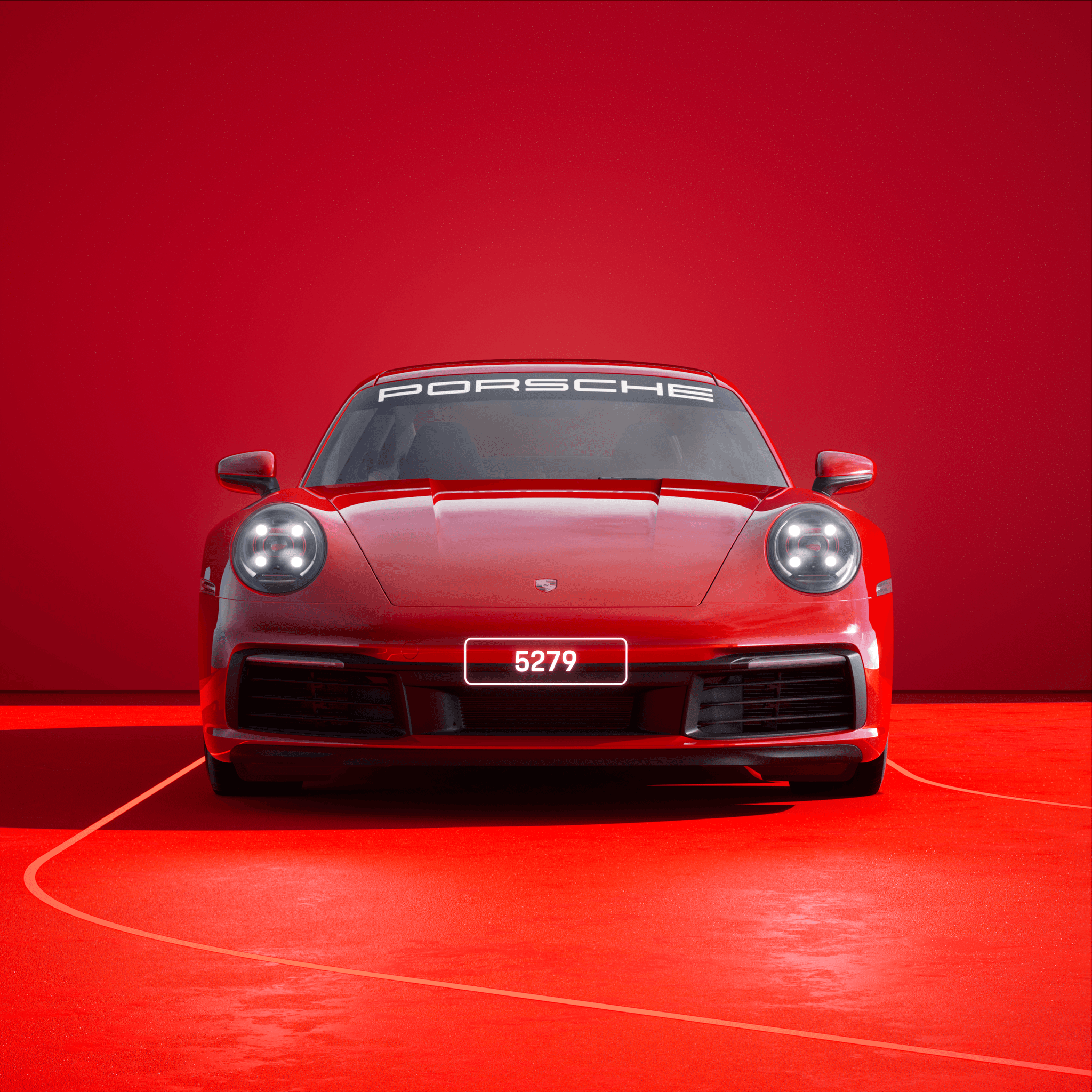 The PORSCHΞ 911 5279 image in phase