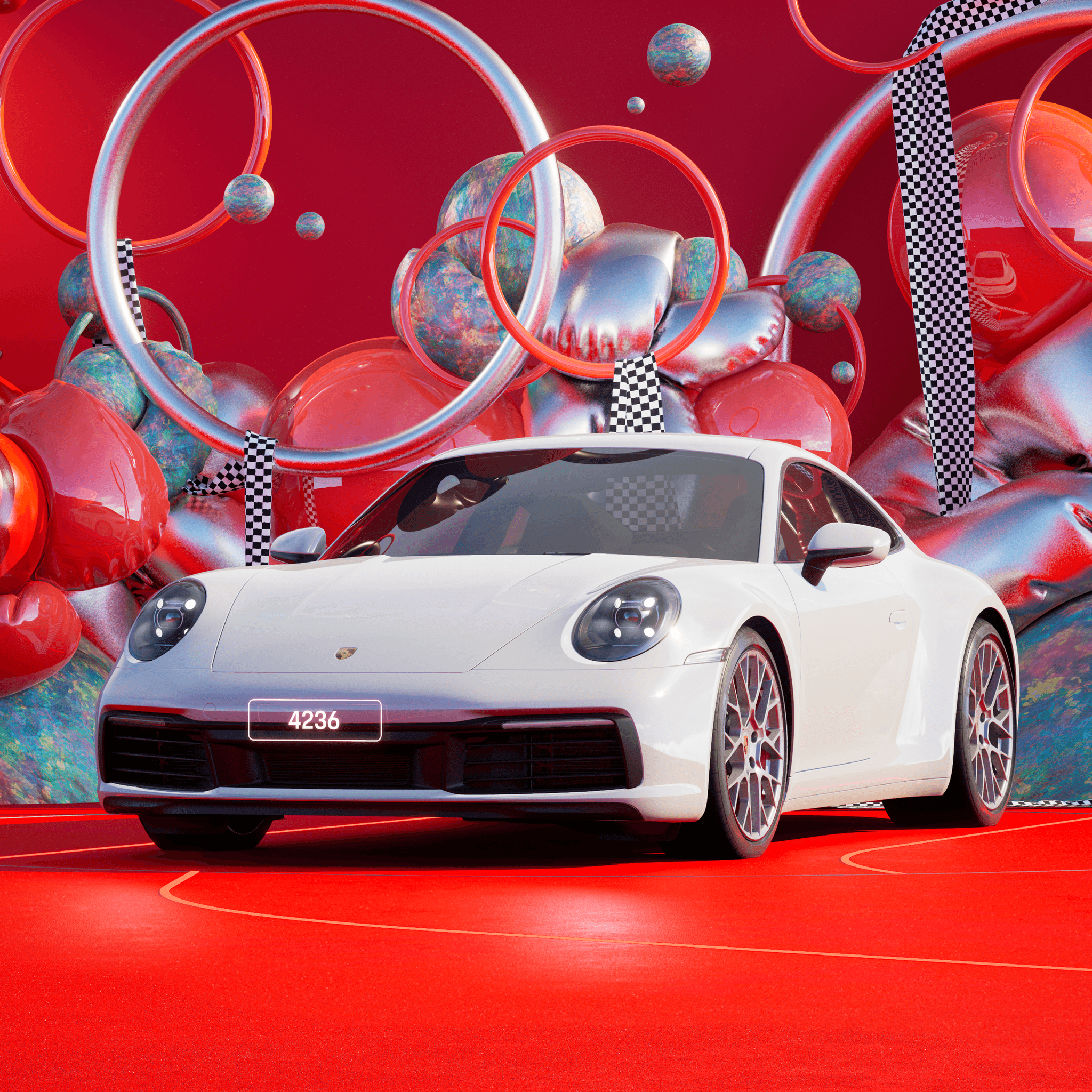 The PORSCHΞ 911 4236 image in phase