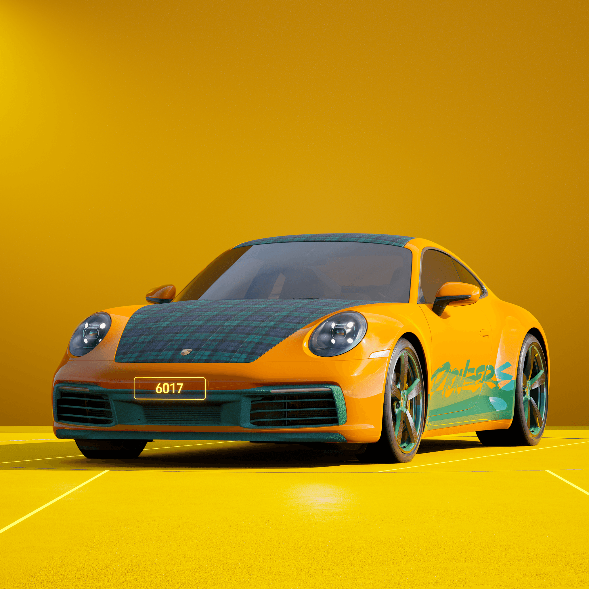 The PORSCHΞ 911 6017 image in phase