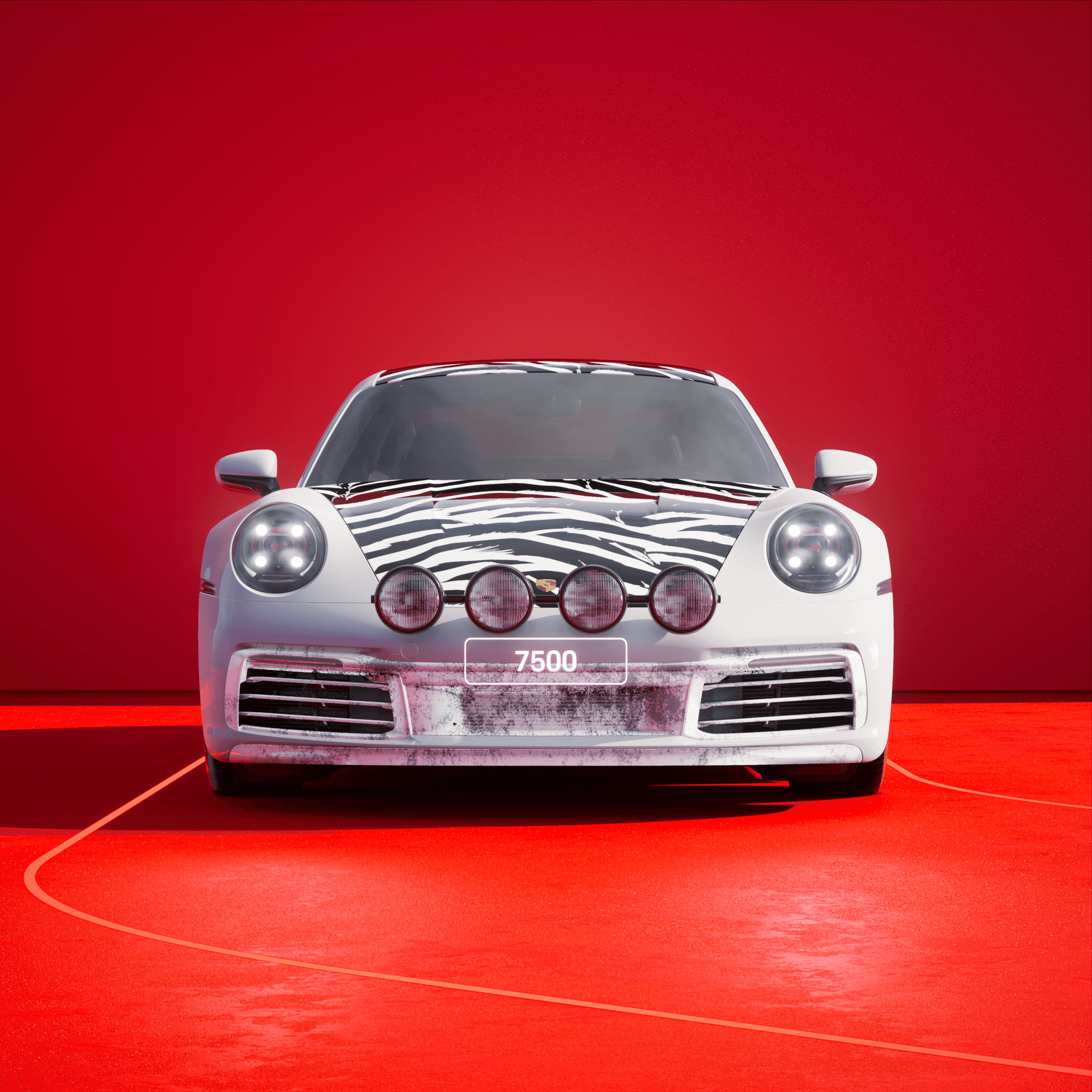 The PORSCHΞ 911 7500 image in phase