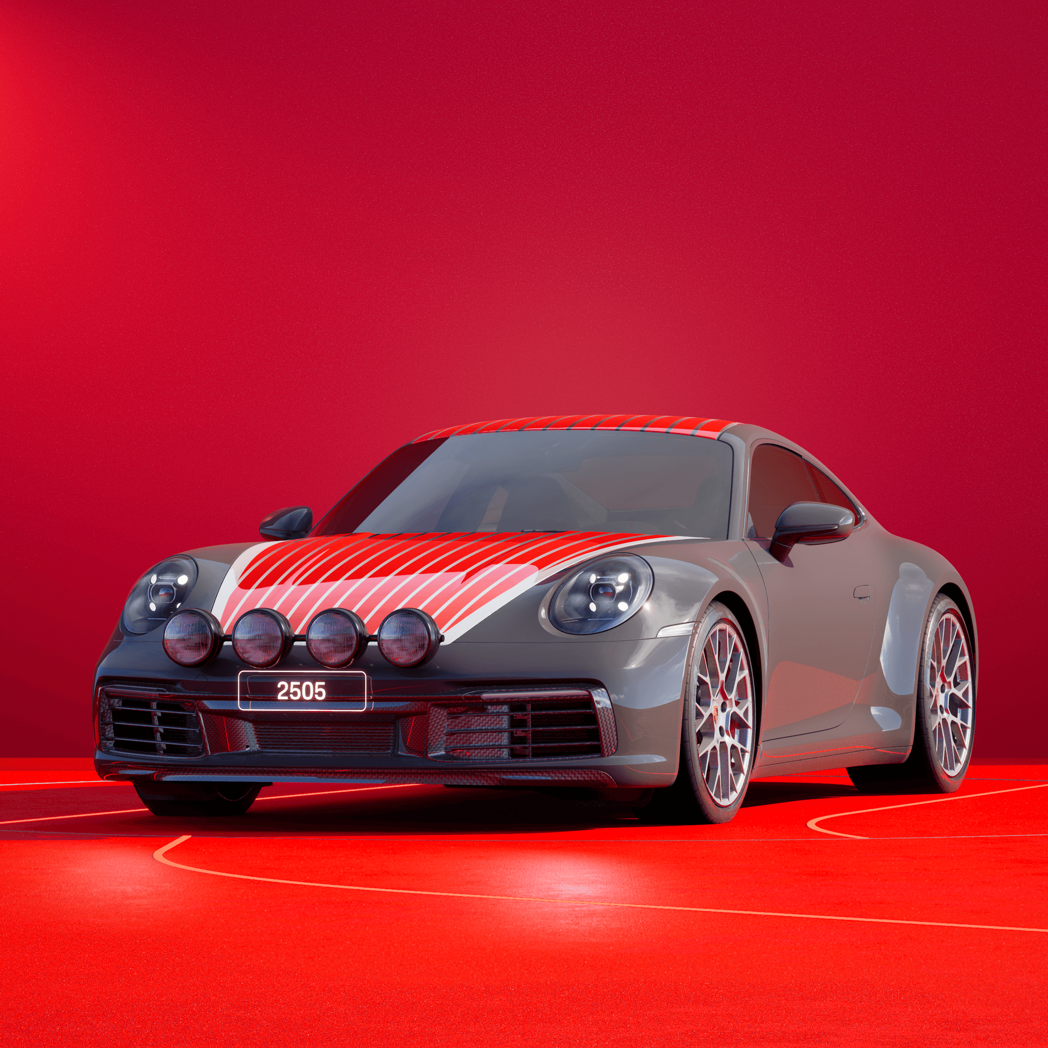 The PORSCHΞ 911 2505 image in phase