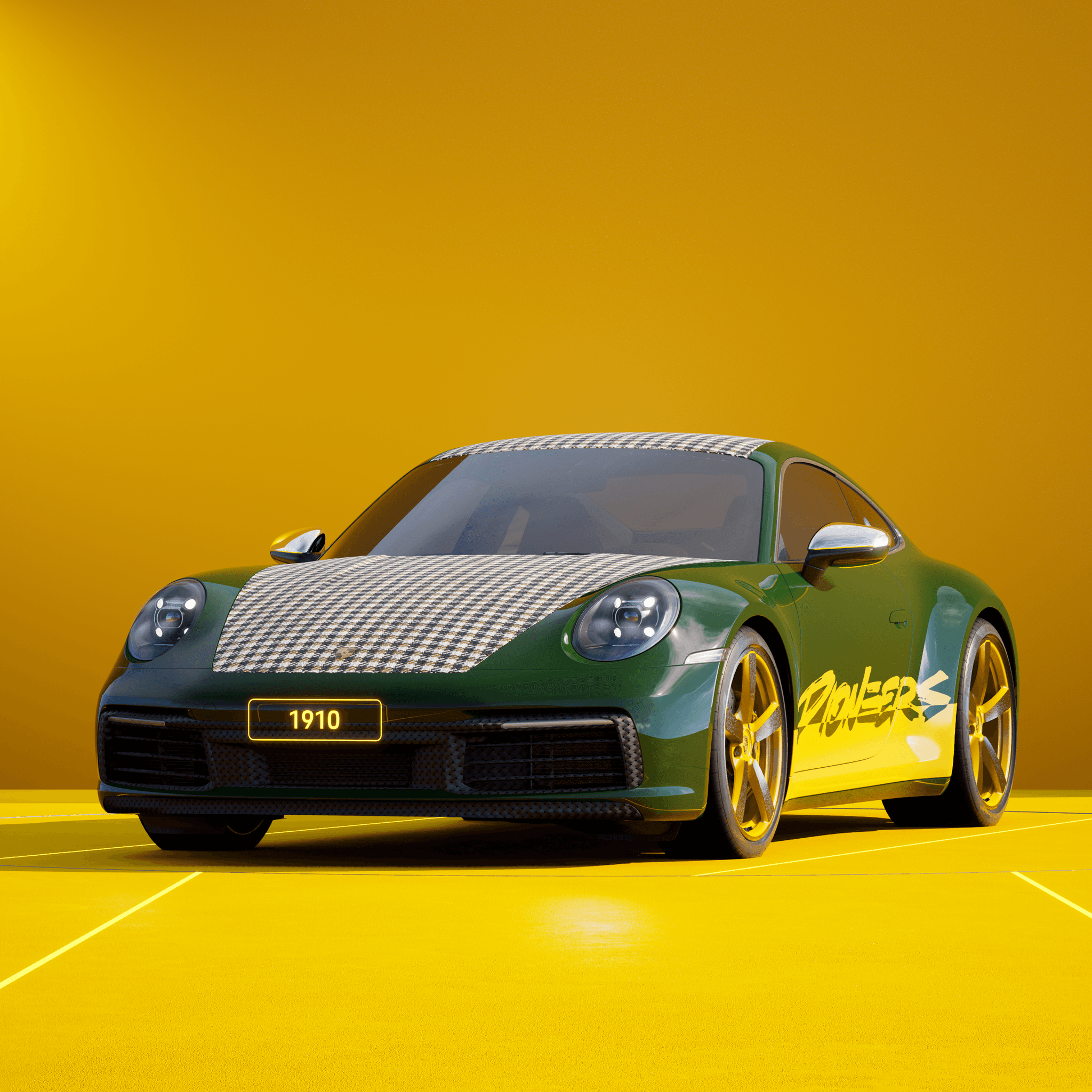The PORSCHΞ 911 1910 image in phase