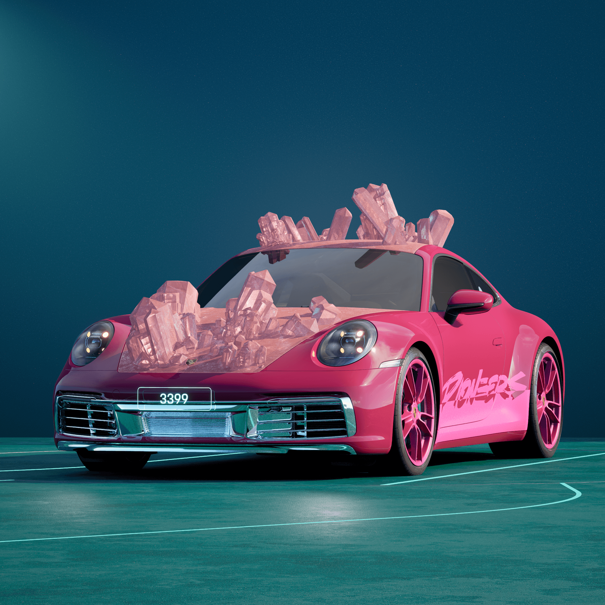 The PORSCHΞ 911 3399 image in phase