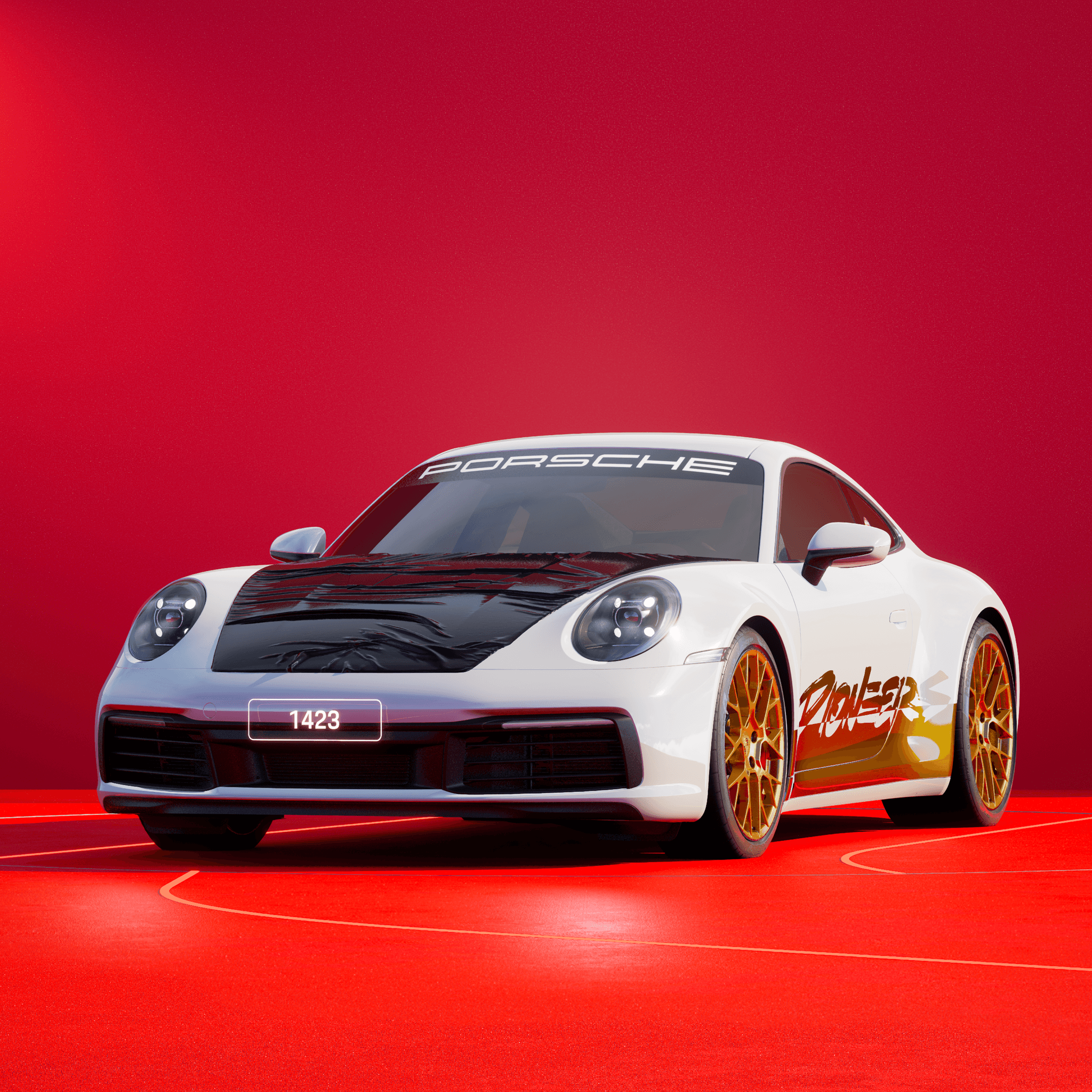 The PORSCHΞ 911 1423 image in phase