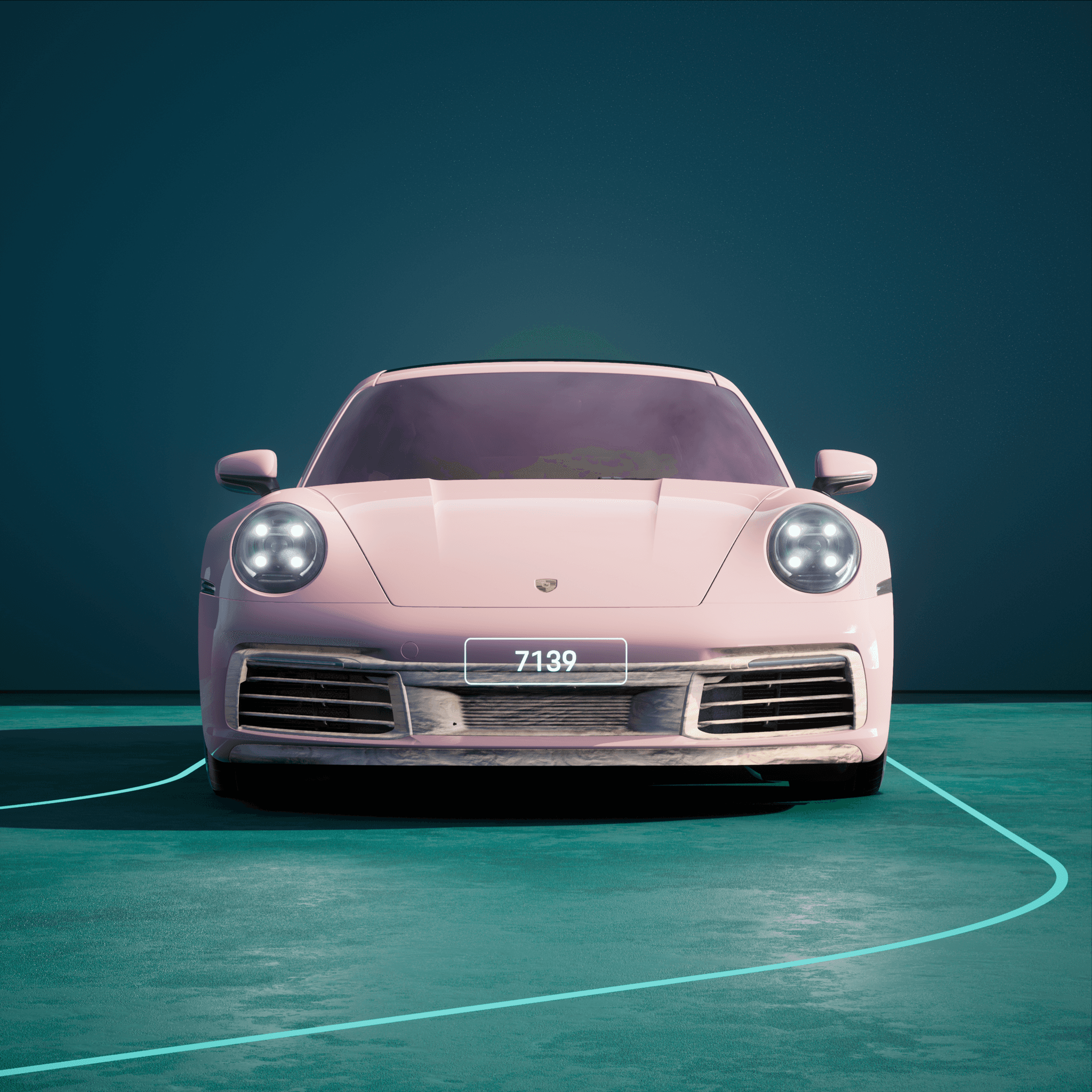 The PORSCHΞ 911 7139 image in phase