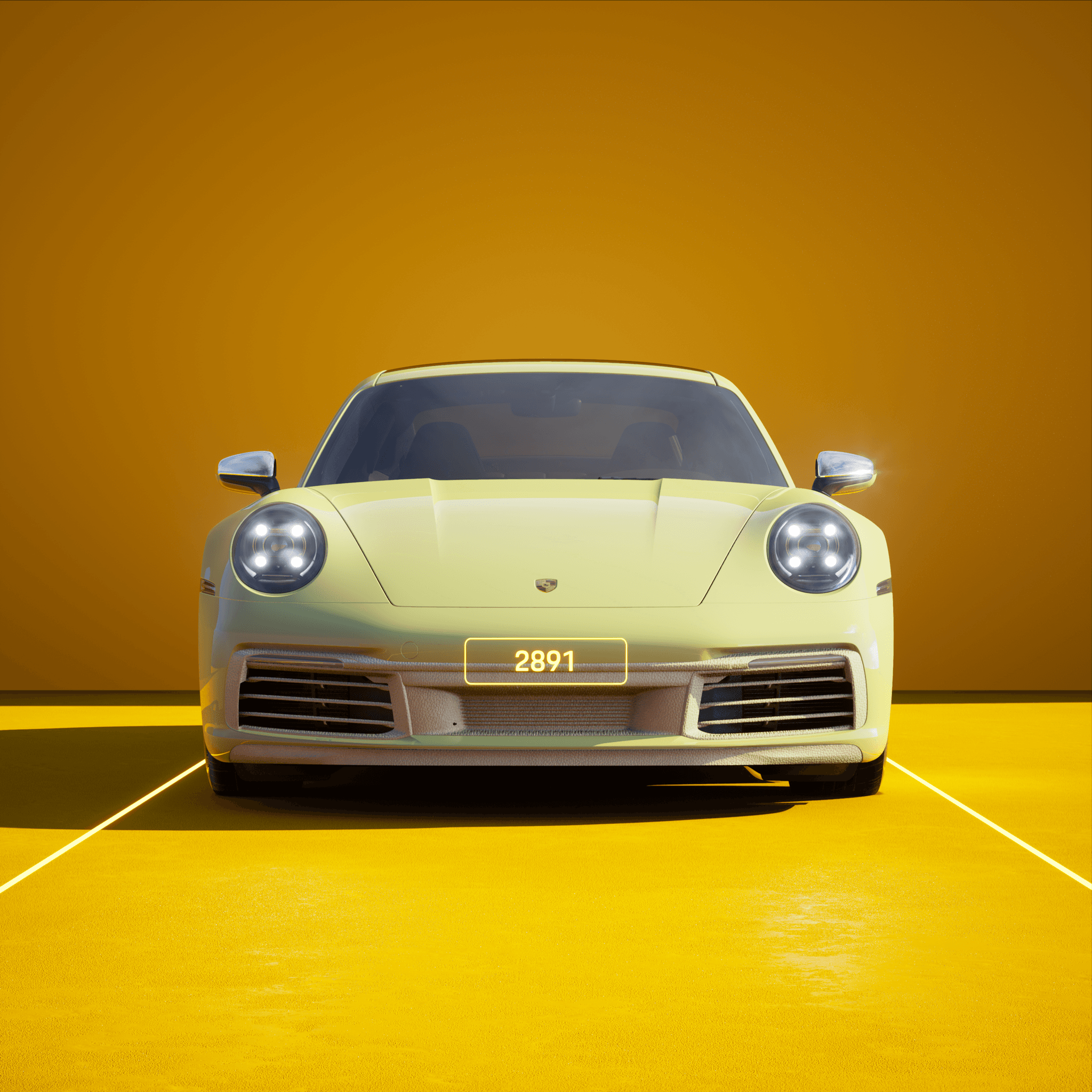 The PORSCHΞ 911 2891 image in phase