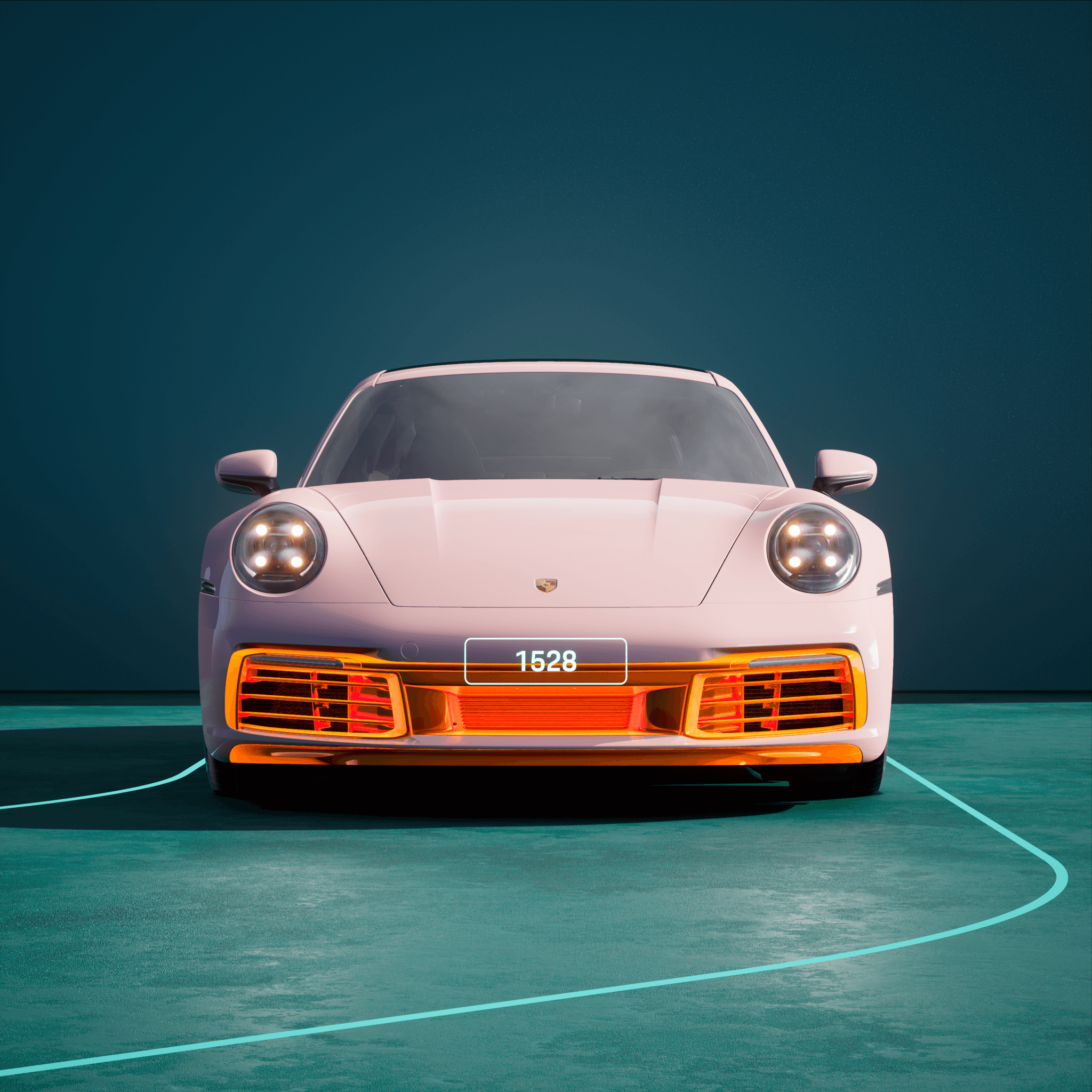 The PORSCHΞ 911 1528 image in phase