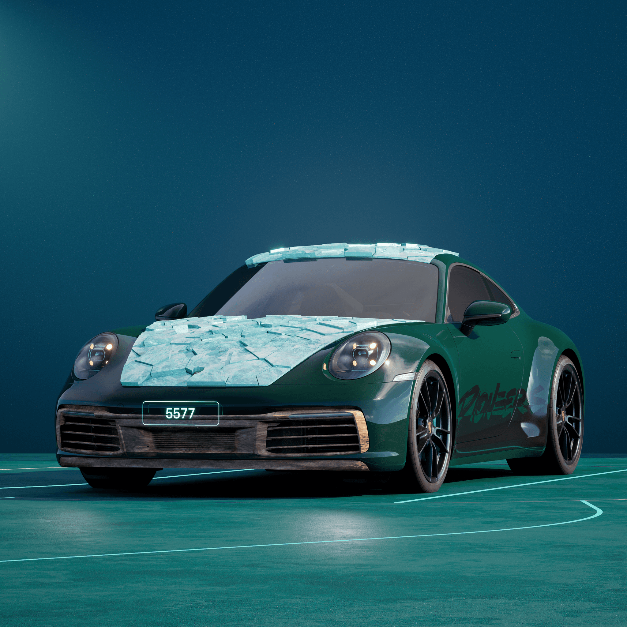The PORSCHΞ 911 5577 image in phase