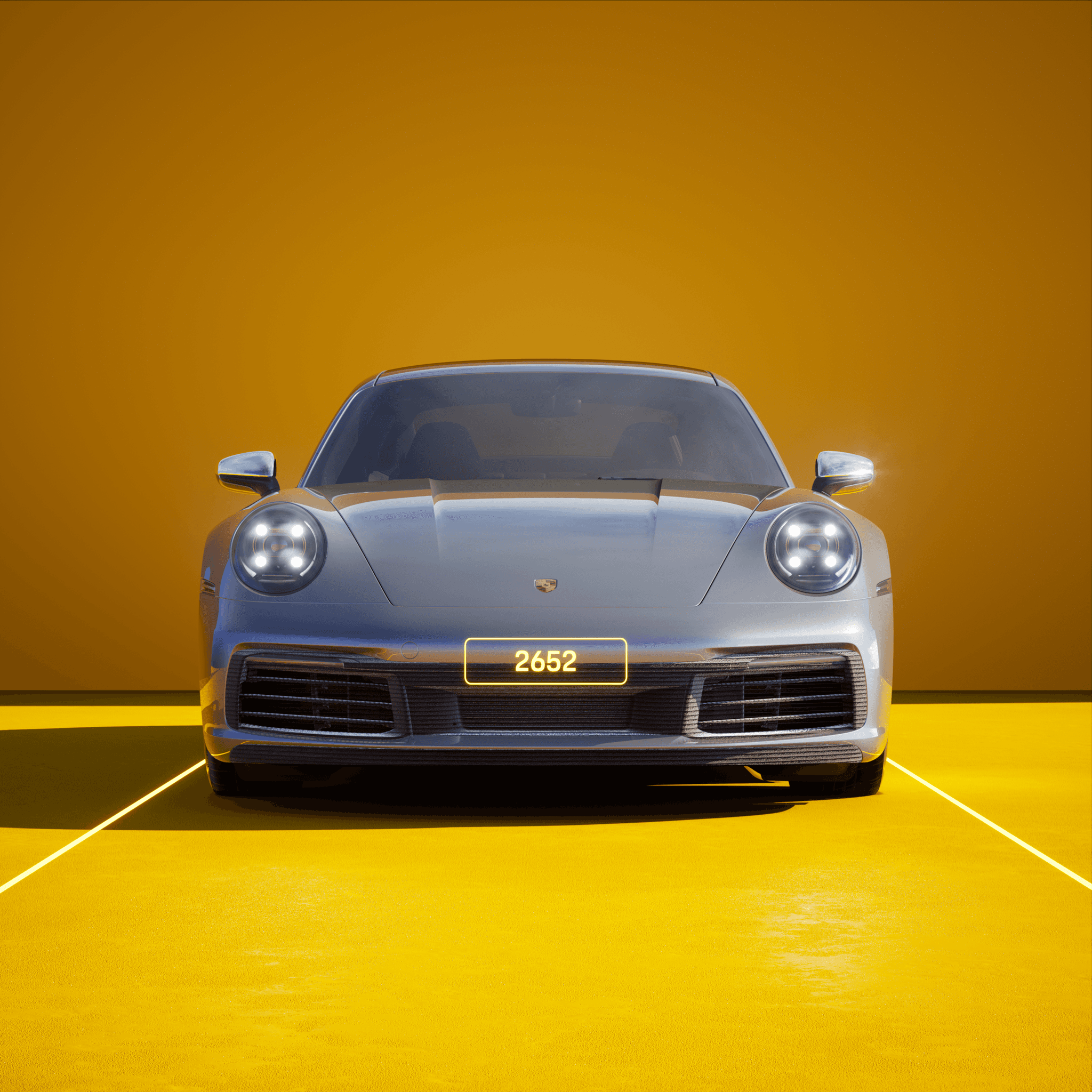 The PORSCHΞ 911 2652 image in phase