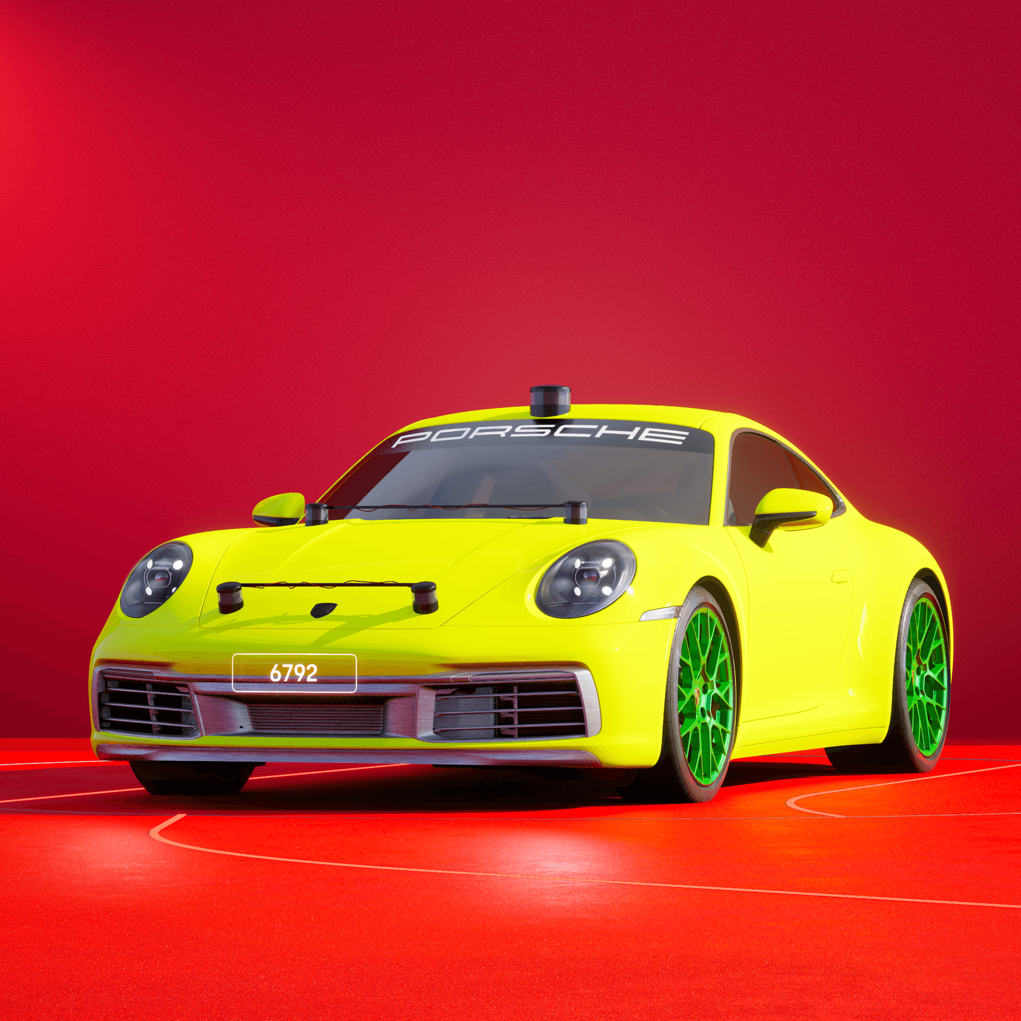 The PORSCHΞ 911 6792 image in phase