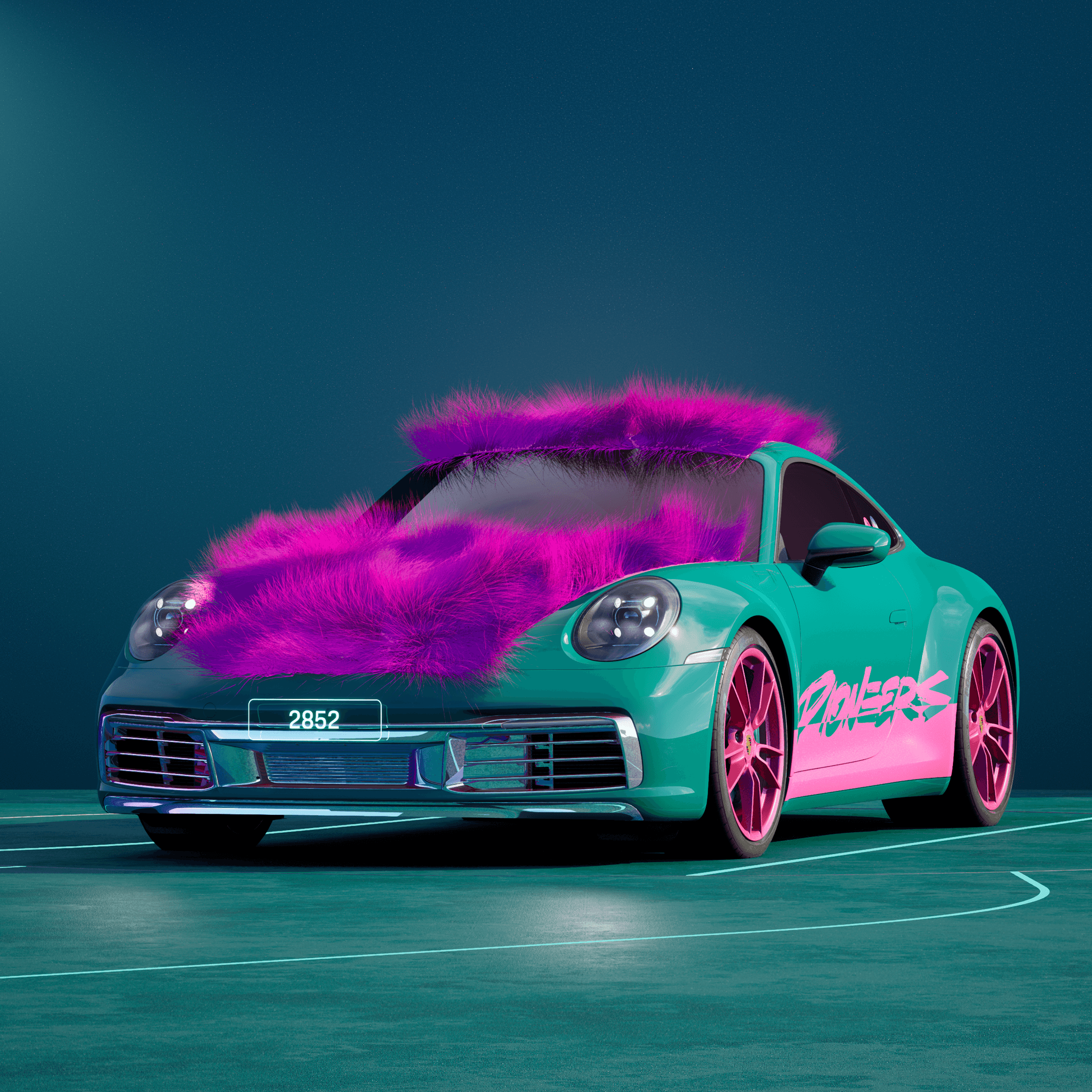 The PORSCHΞ 911 2852 image in phase