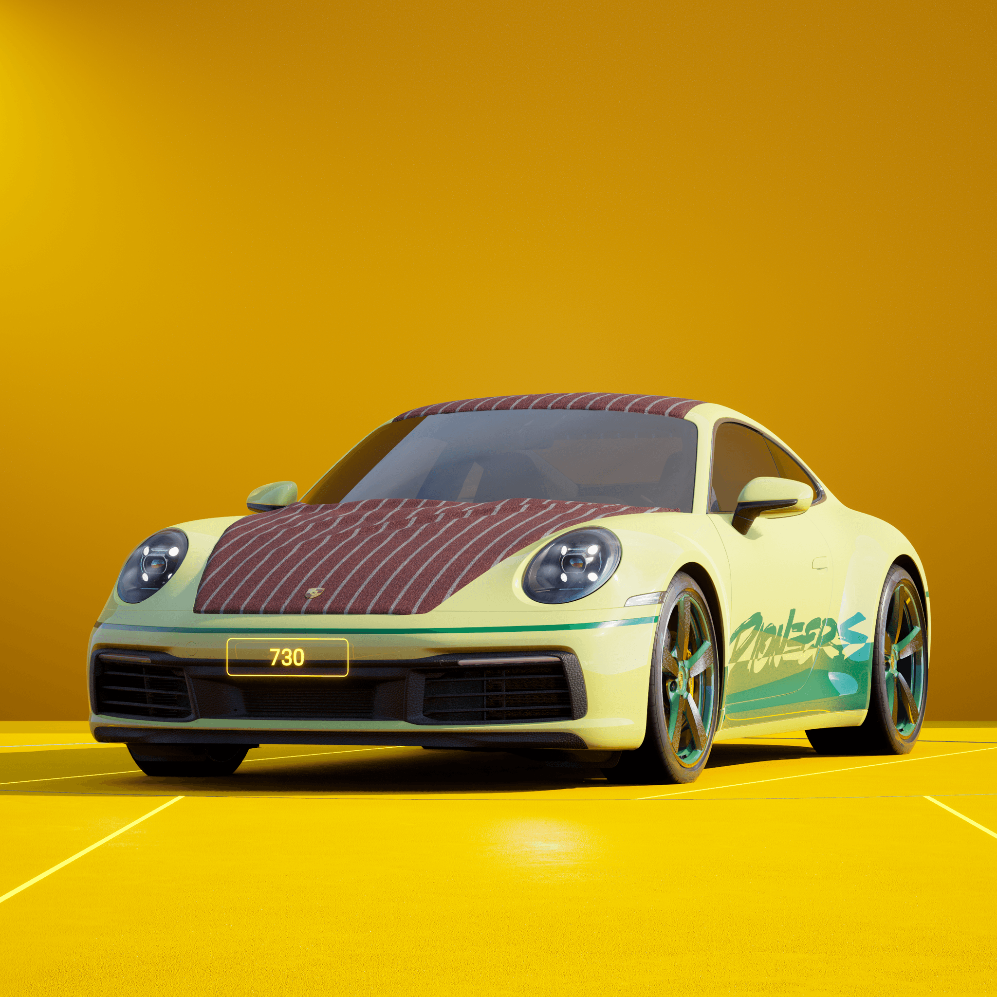 The PORSCHΞ 911 730 image in phase
