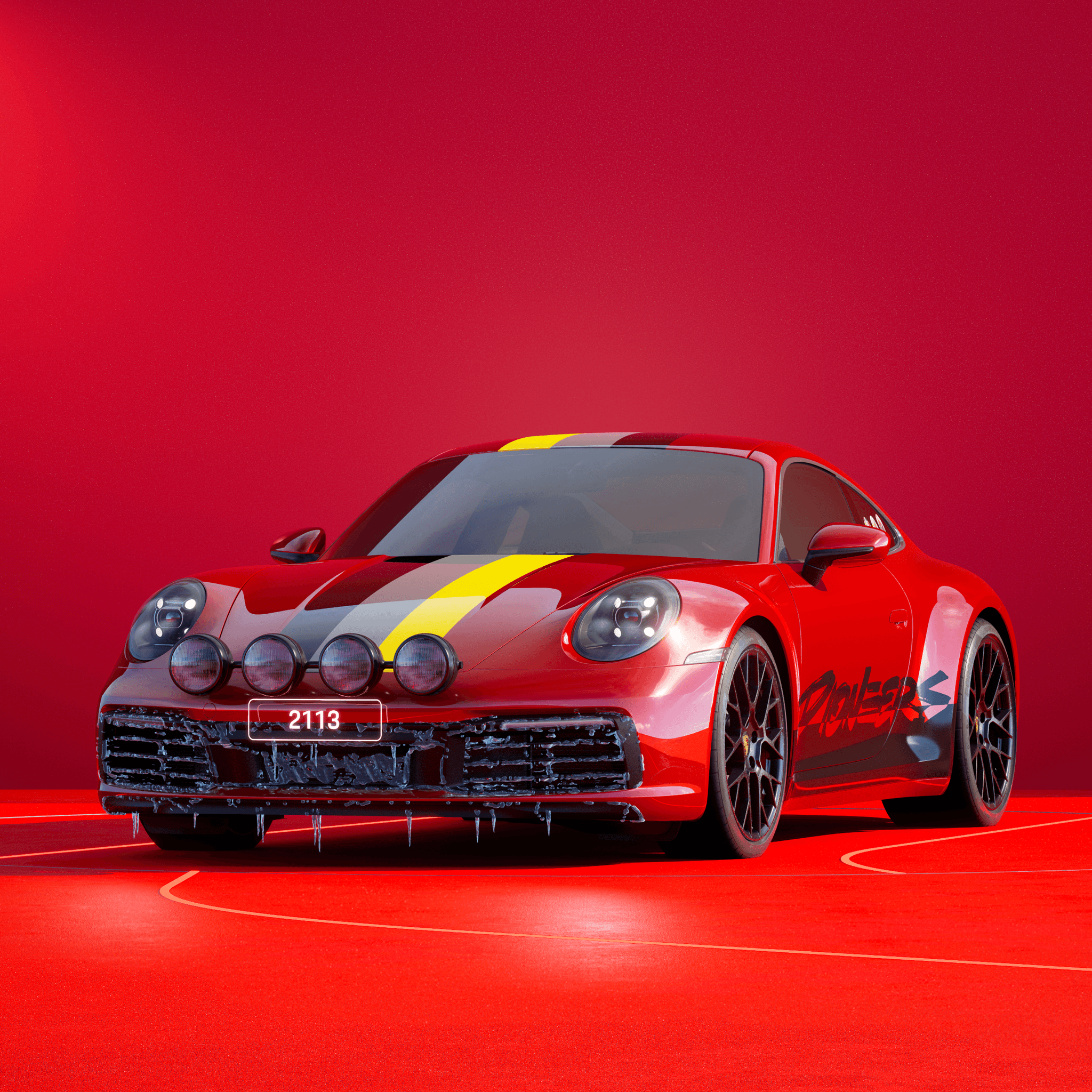 The PORSCHΞ 911 2113 image in phase