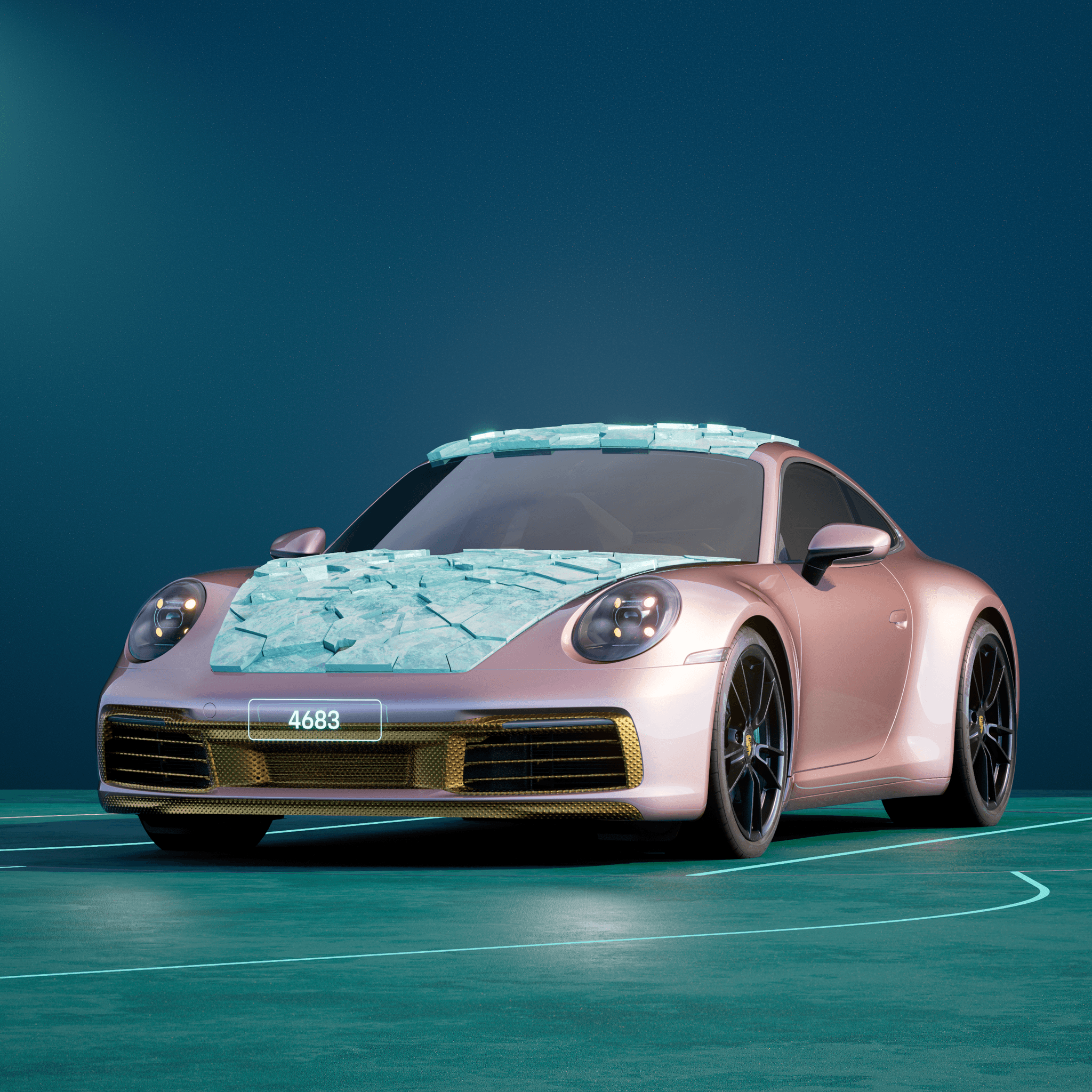 The PORSCHΞ 911 4683 image in phase