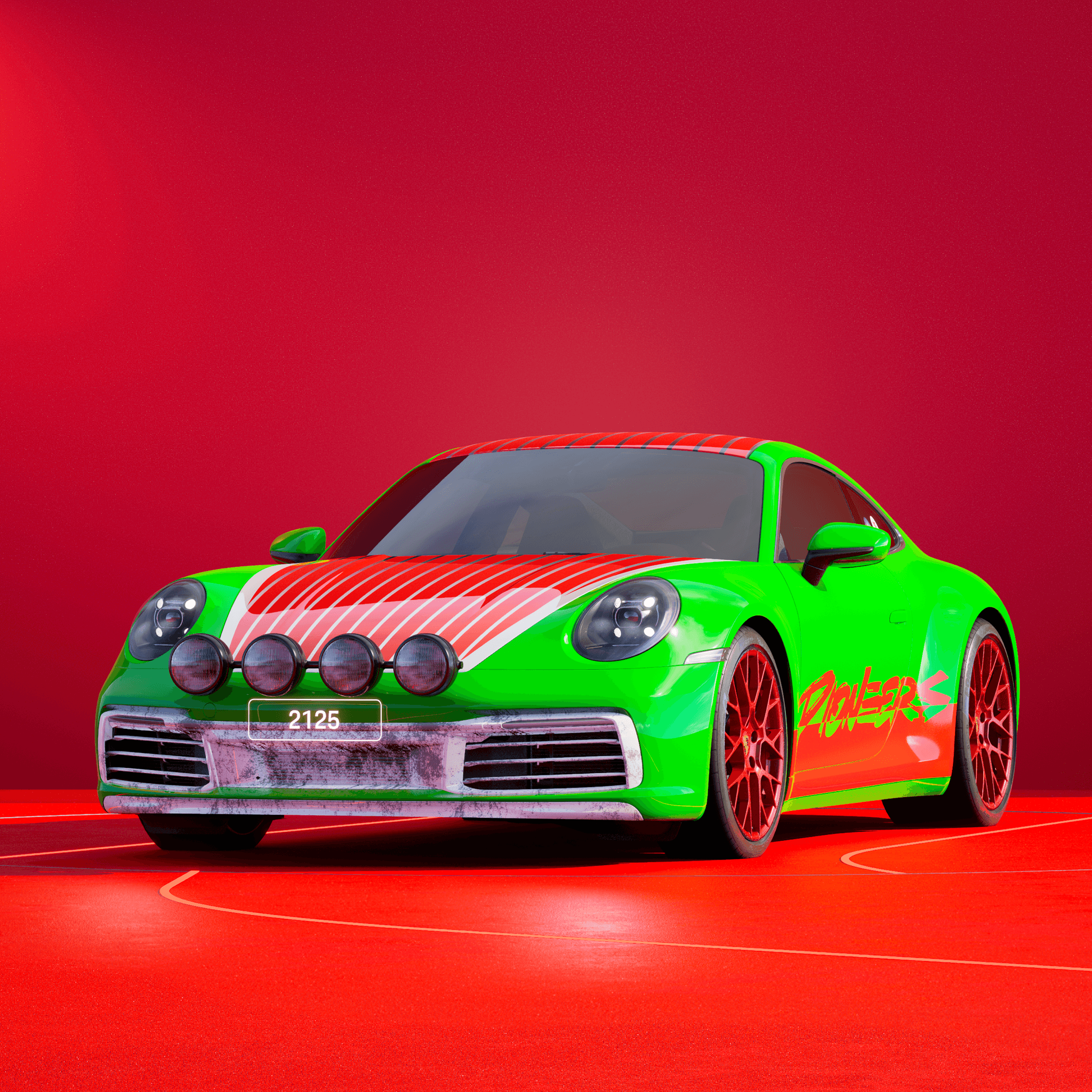 The PORSCHΞ 911 2125 image in phase