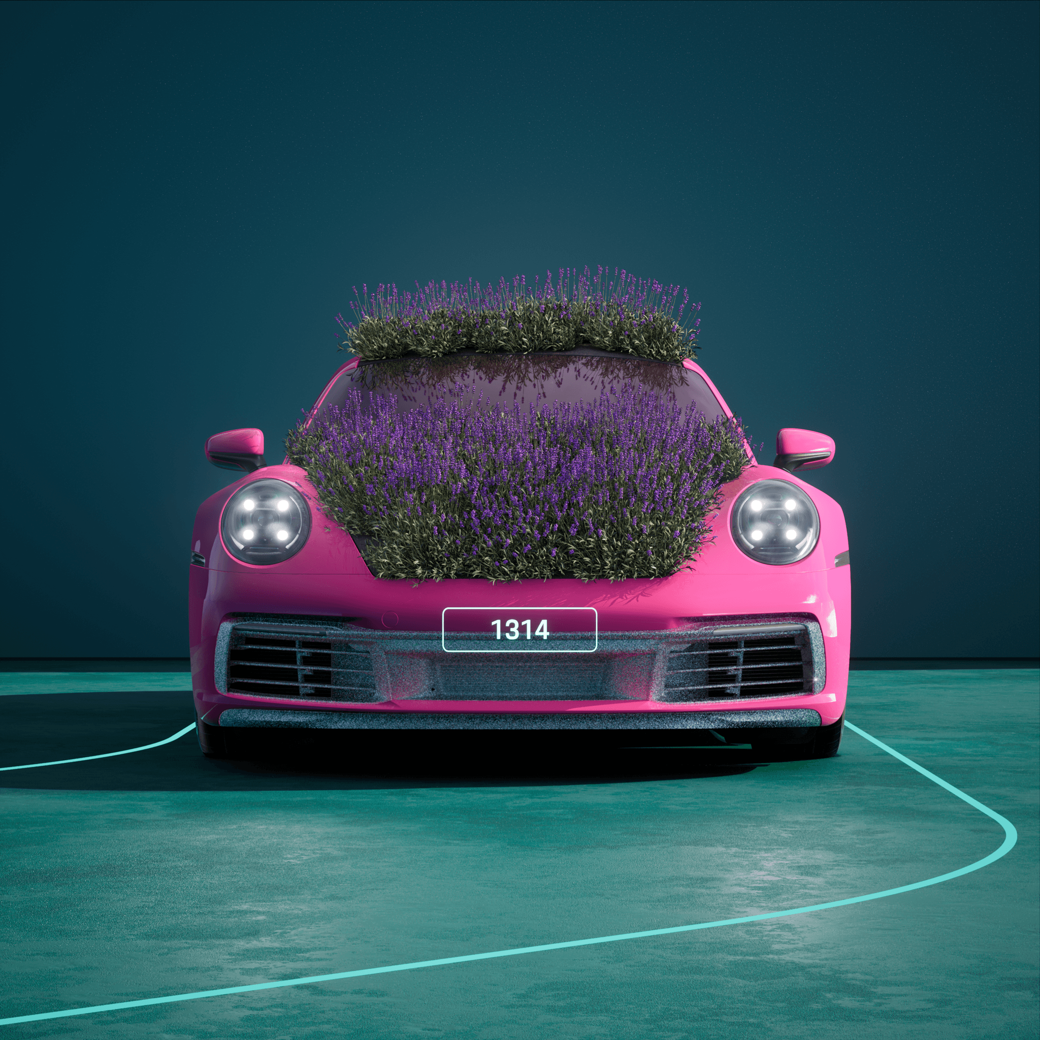 The PORSCHΞ 911 1314 image in phase