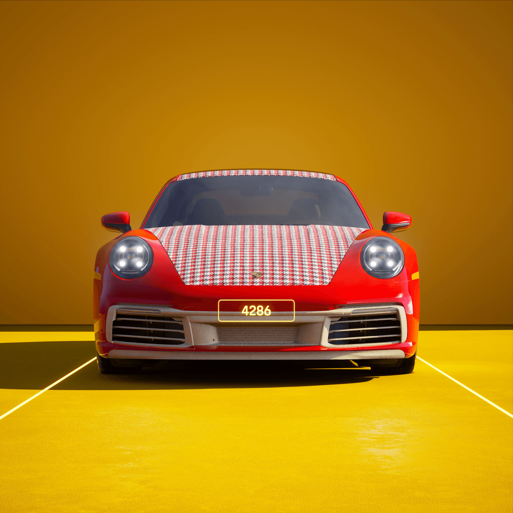 The PORSCHΞ 911 4286 image in phase