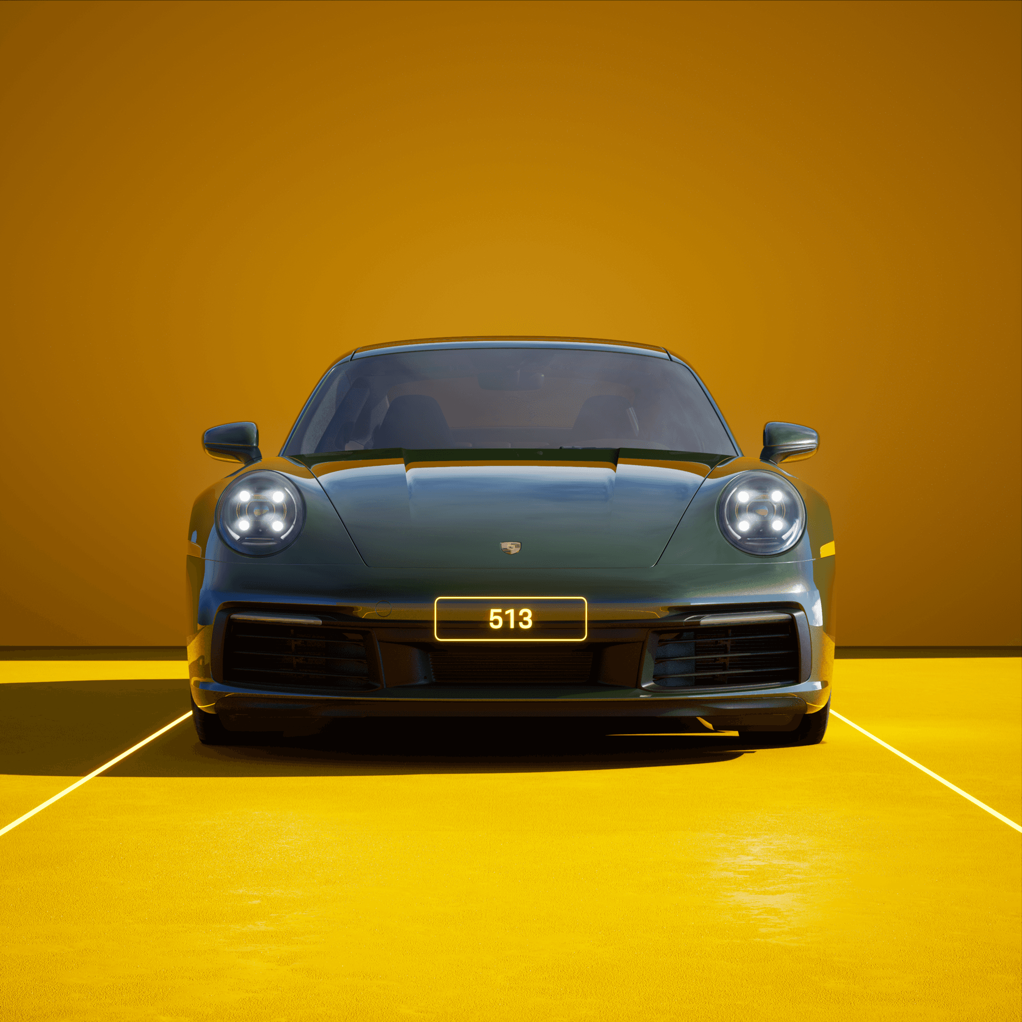 The PORSCHΞ 911 513 image in phase