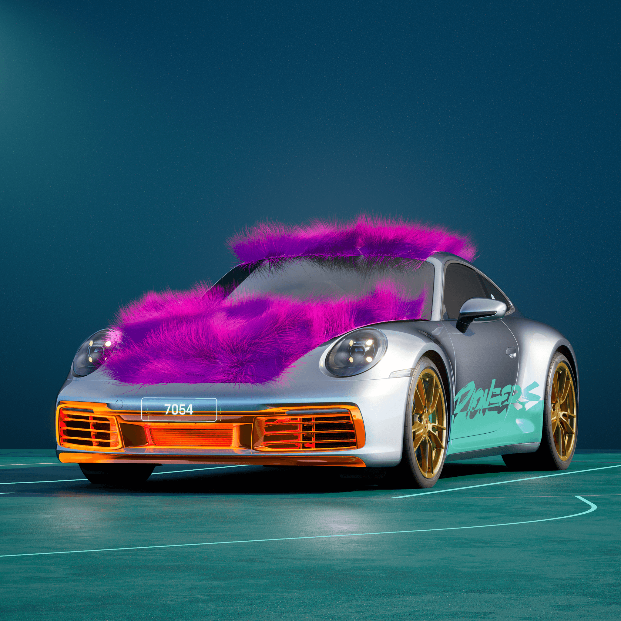 The PORSCHΞ 911 7054 image in phase