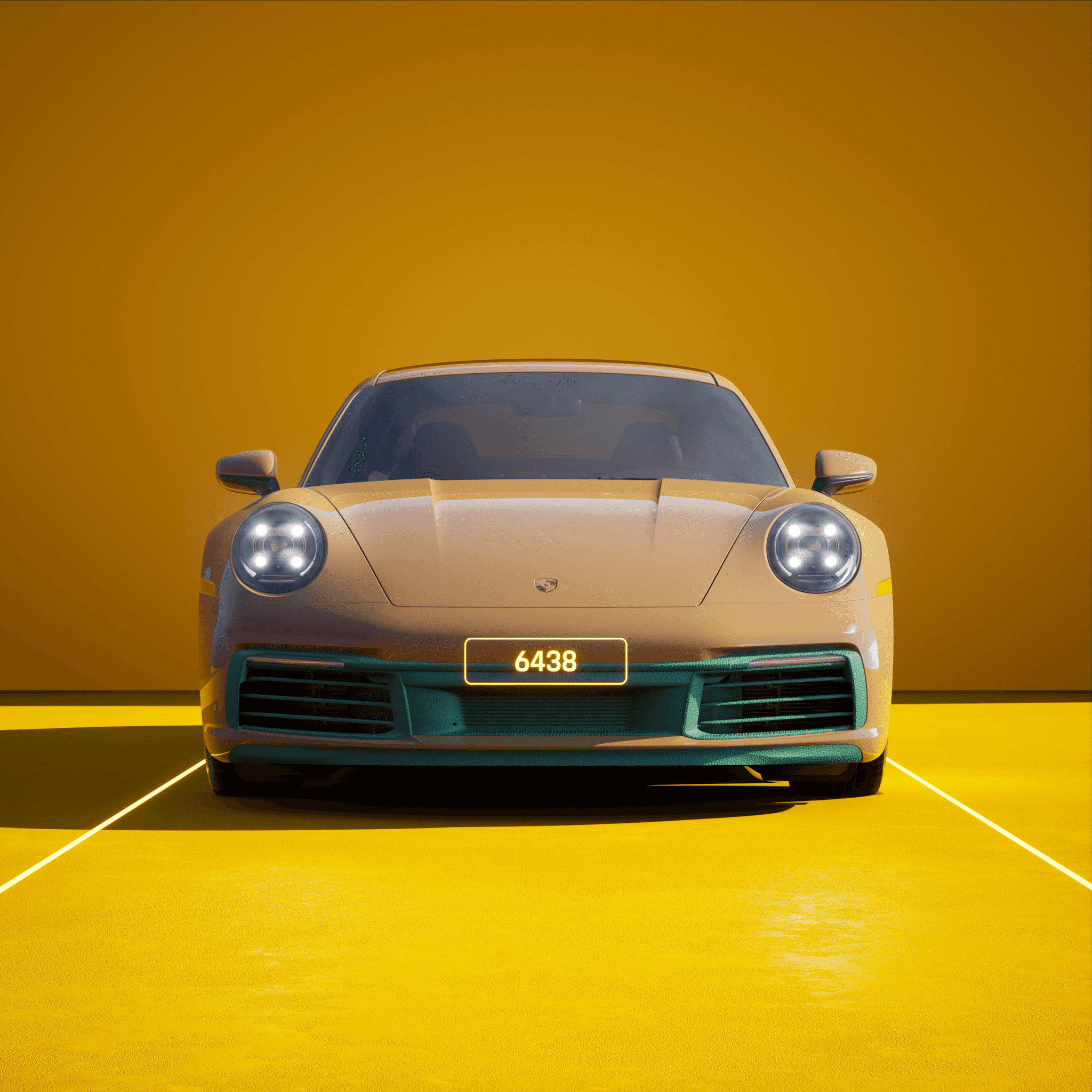 The PORSCHΞ 911 6438 image in phase