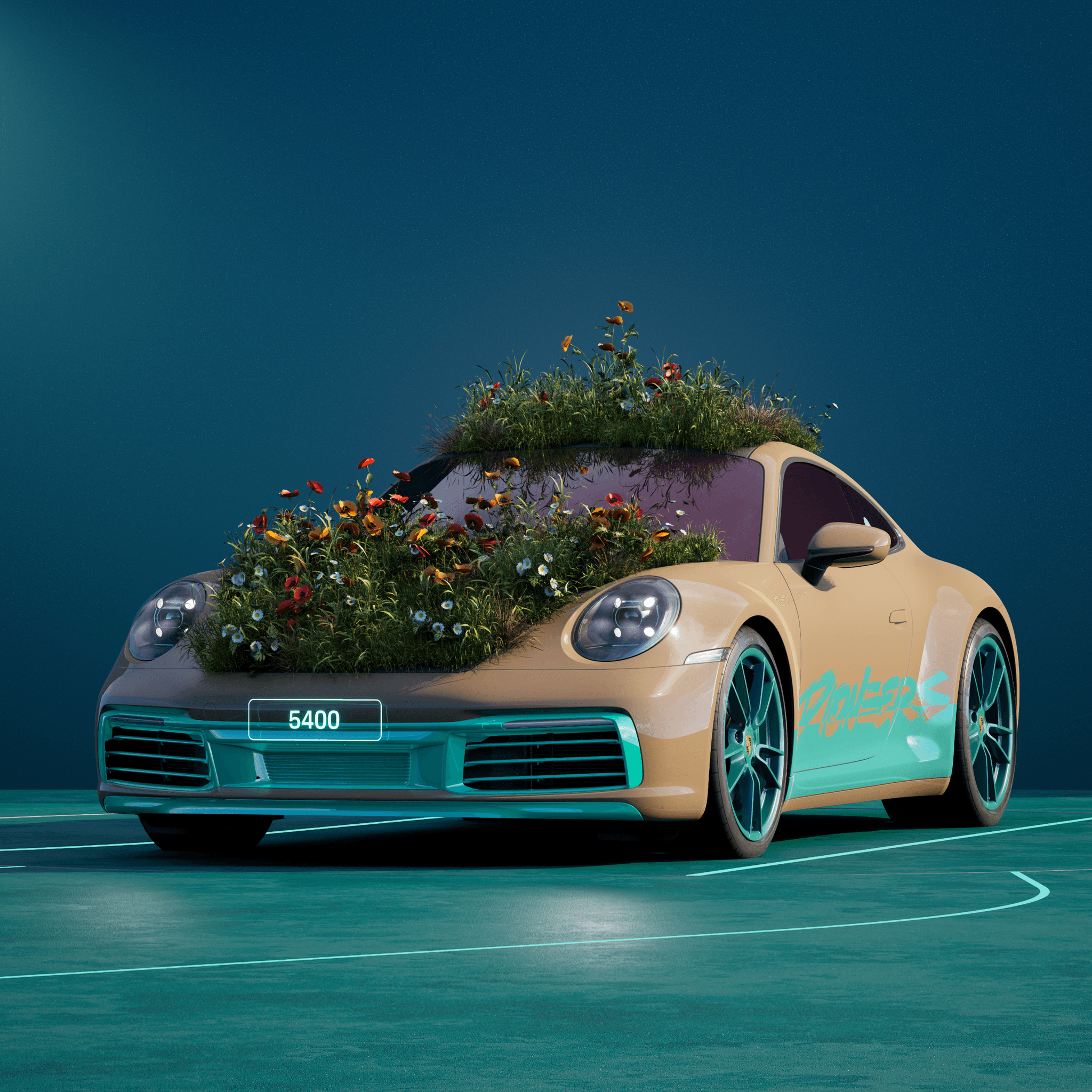 The PORSCHΞ 911 5400 image in phase