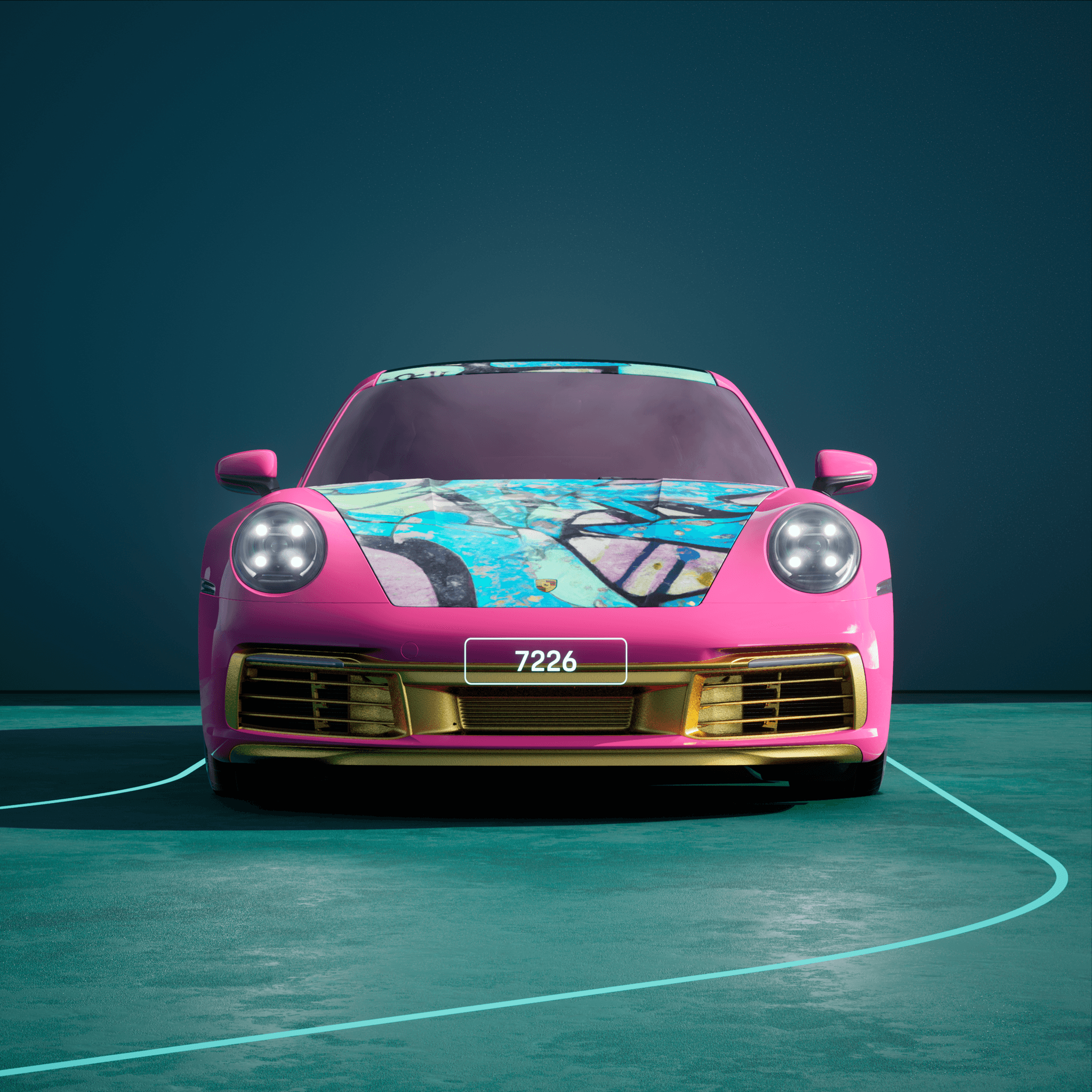 The PORSCHΞ 911 7226 image in phase