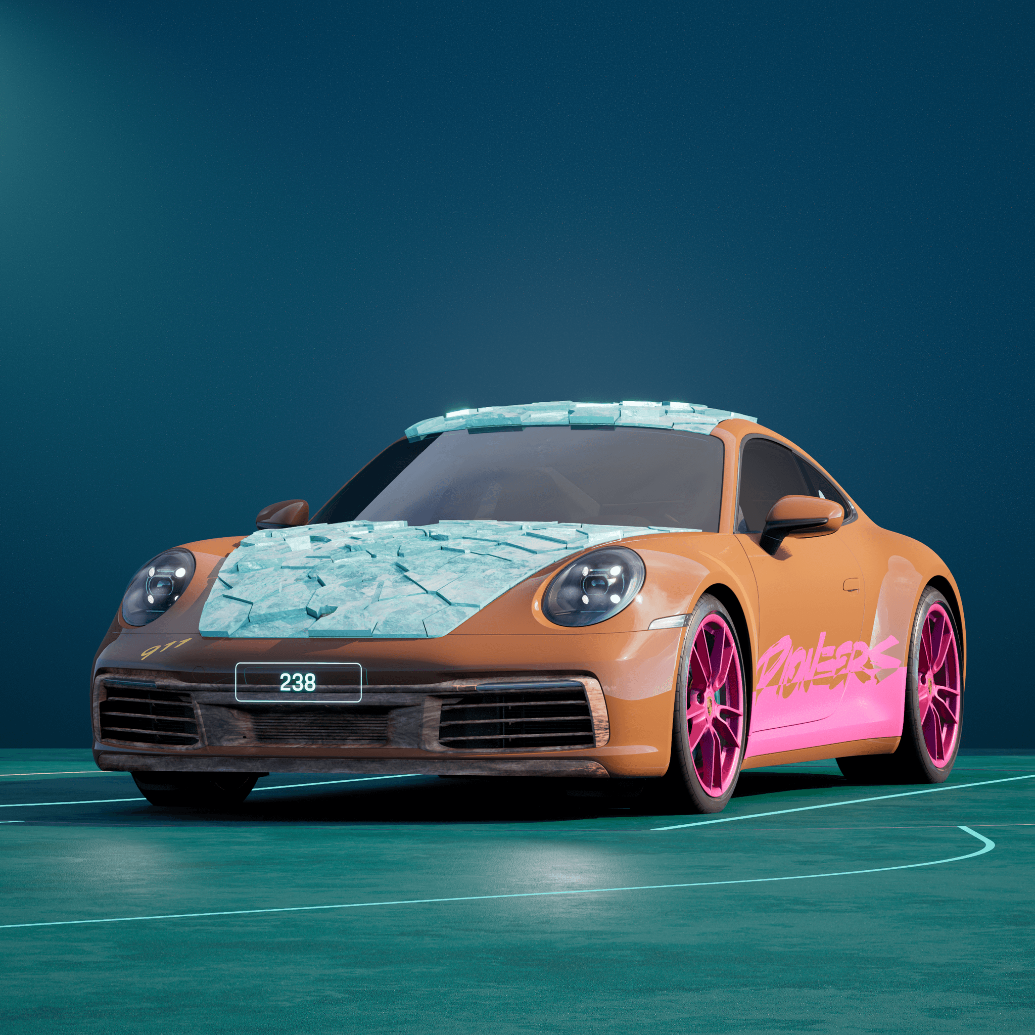 The PORSCHΞ 911 238 image in phase