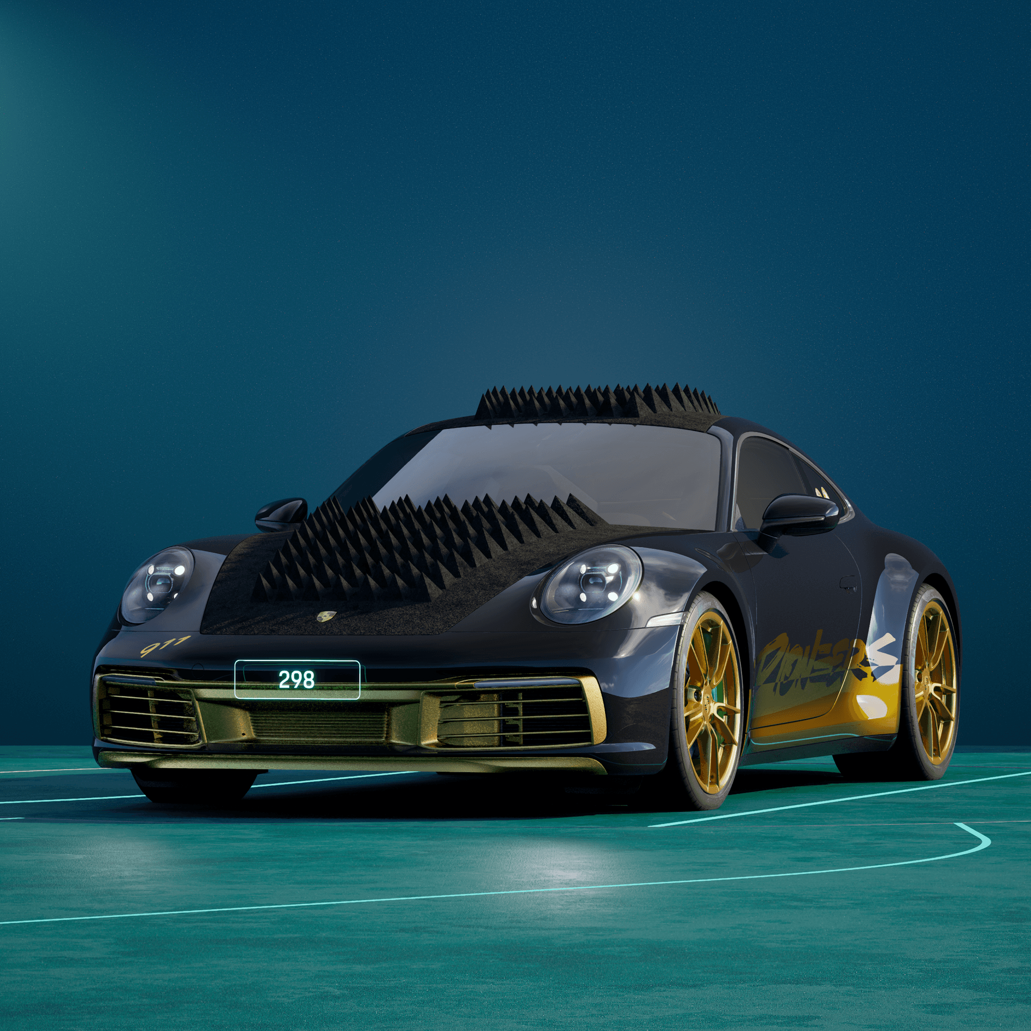 The PORSCHΞ 911 298 image in phase