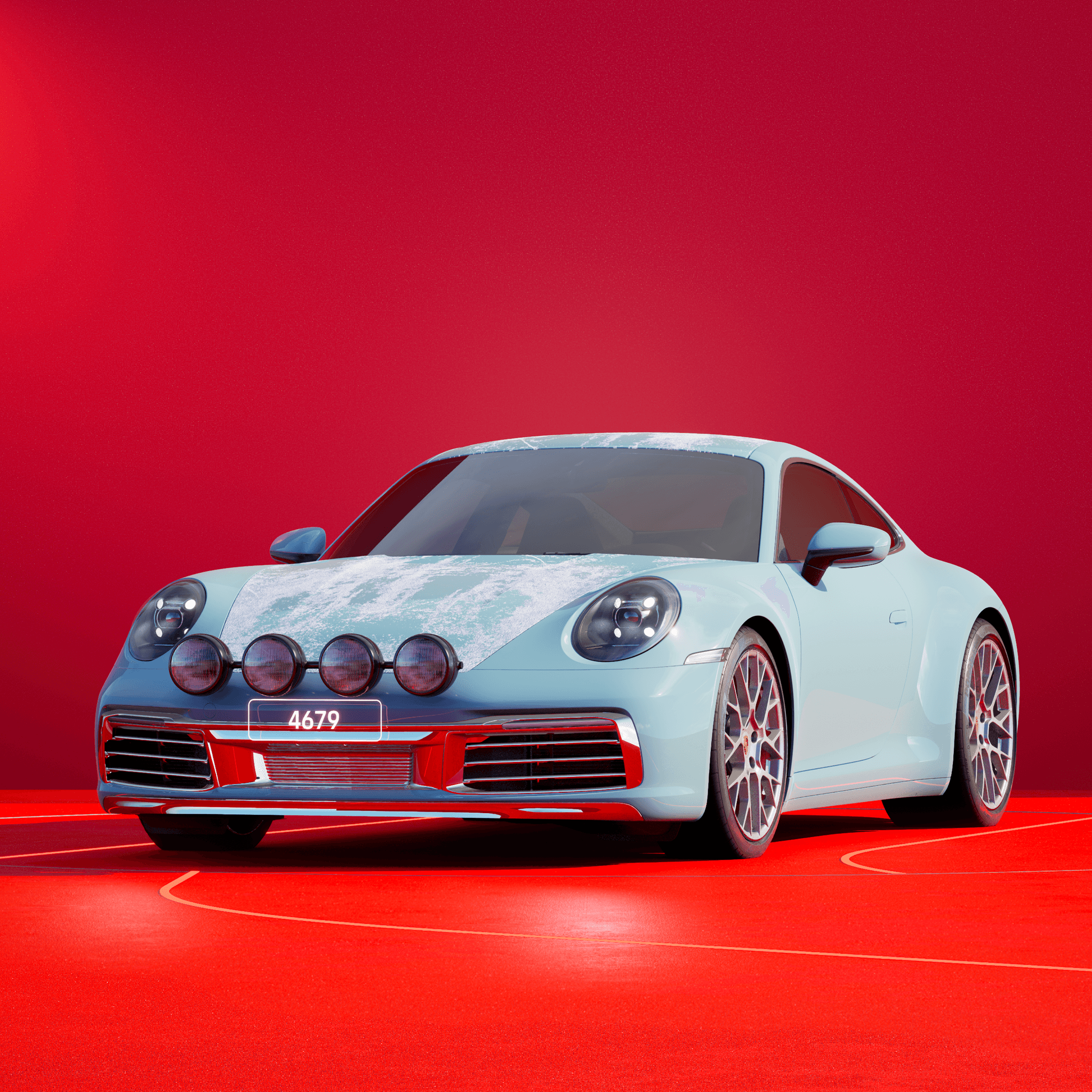 The PORSCHΞ 911 4679 image in phase
