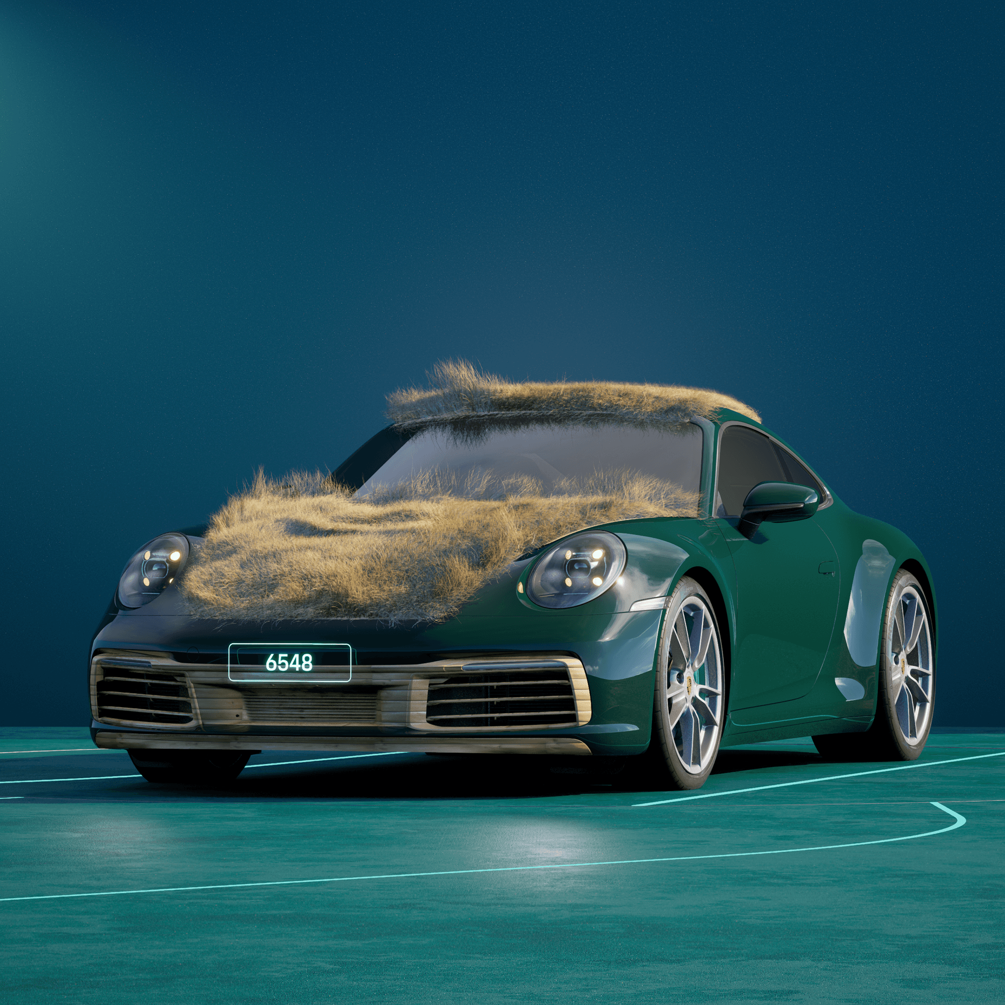 The PORSCHΞ 911 6548 image in phase