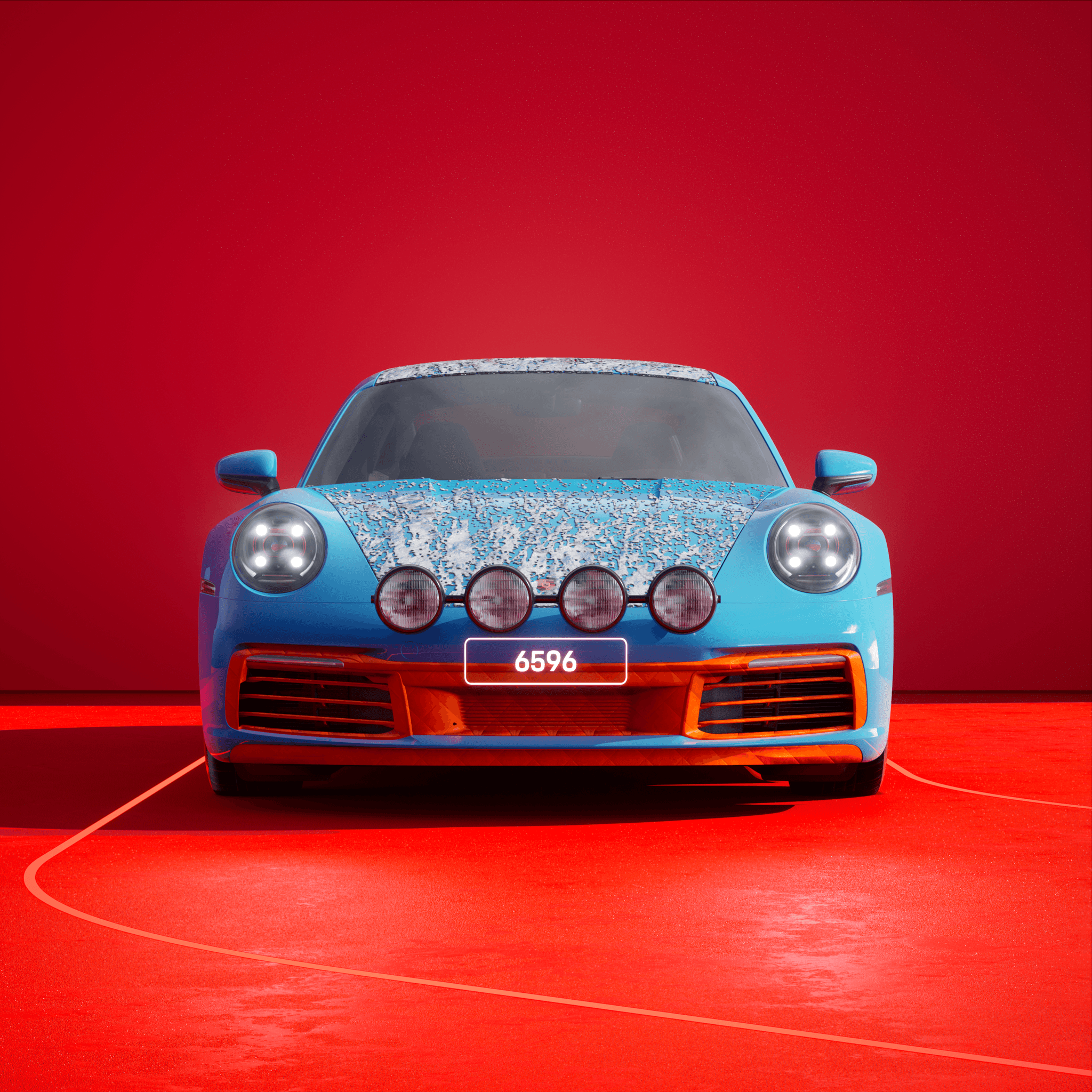 The PORSCHΞ 911 6596 image in phase