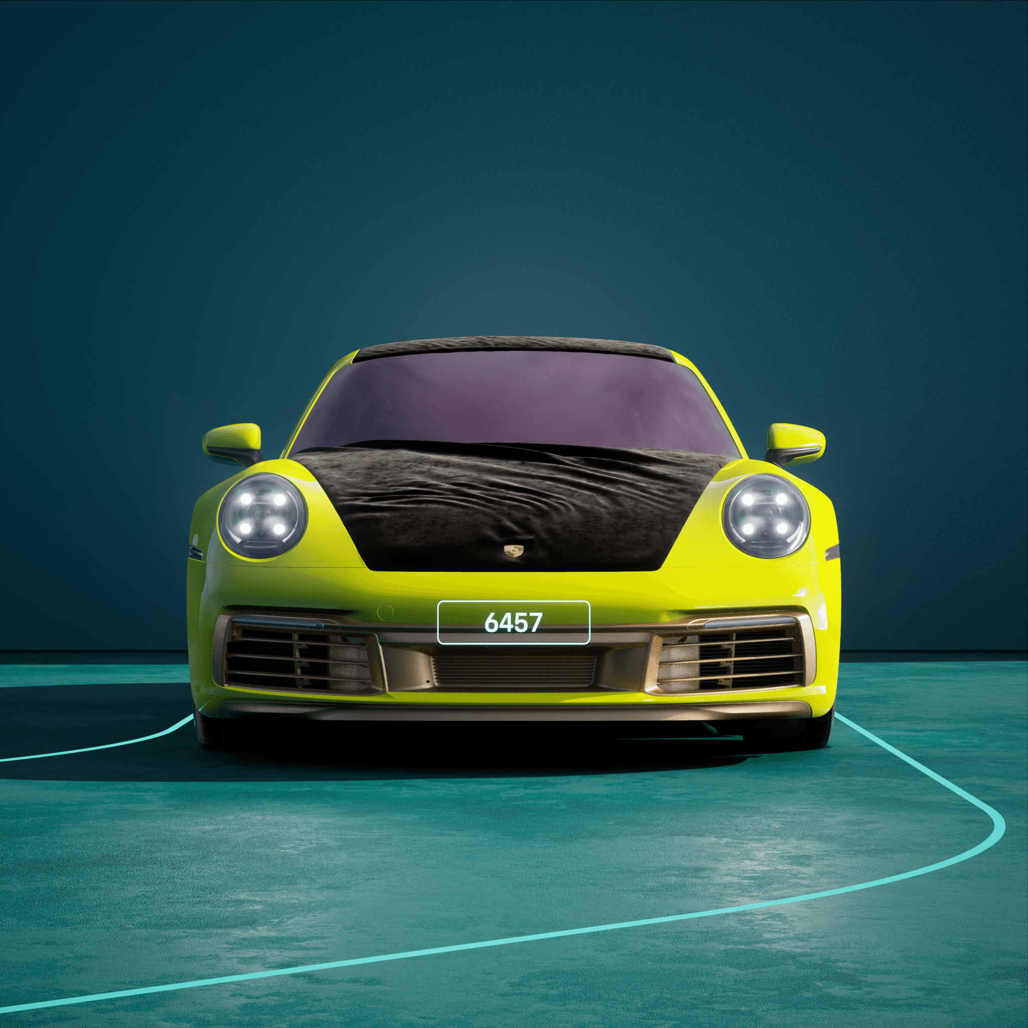 The PORSCHΞ 911 6457 image in phase