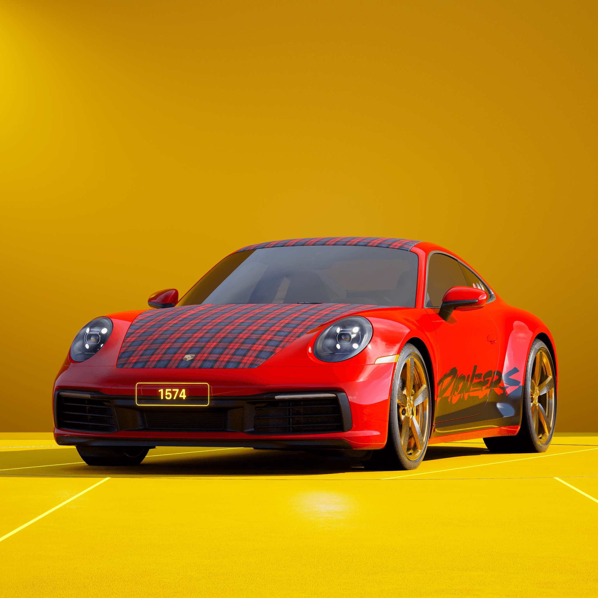 The PORSCHΞ 911 1574 image in phase